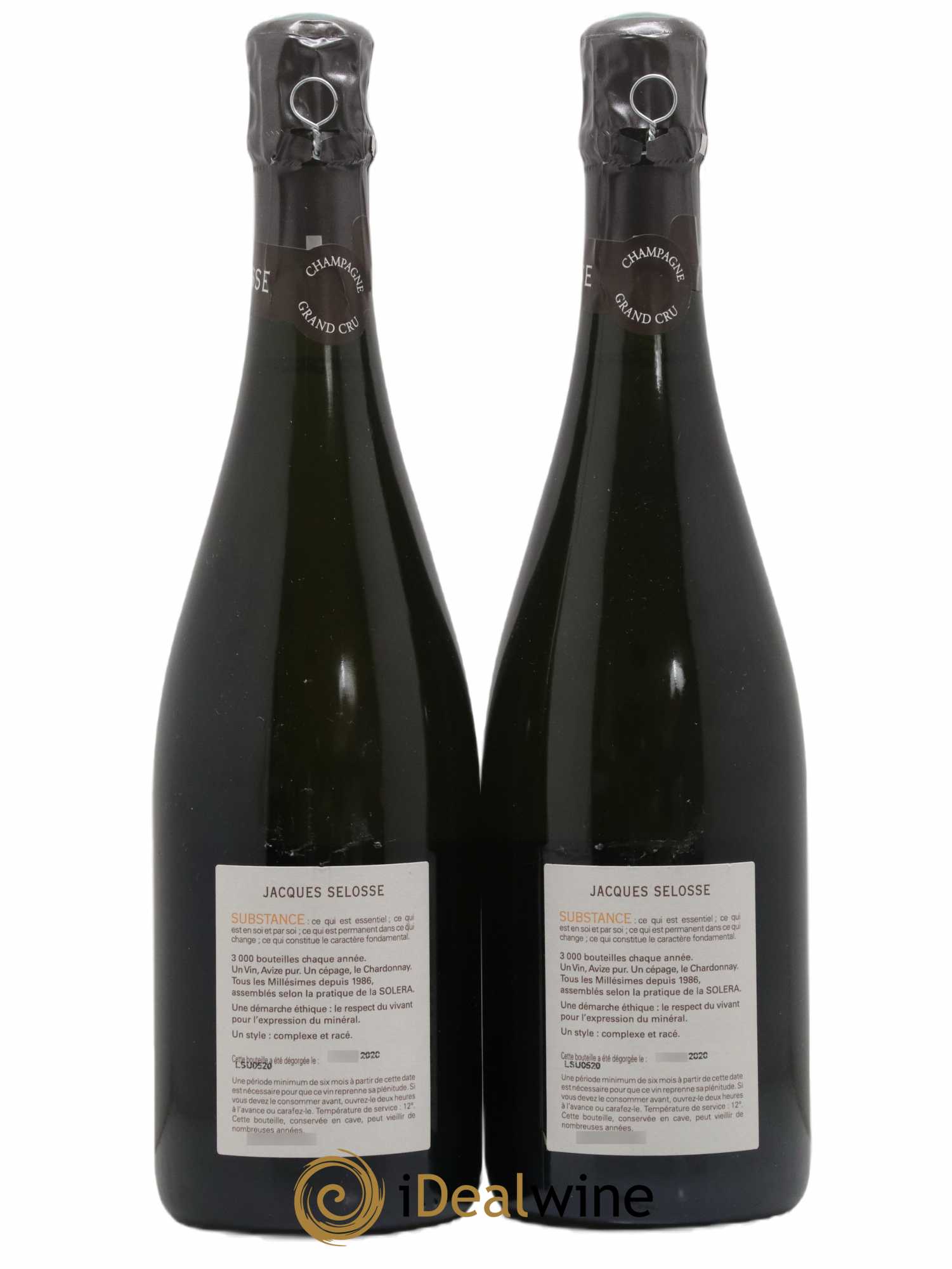 Substance Jacques Selosse - Lot of 2 bottles - 1