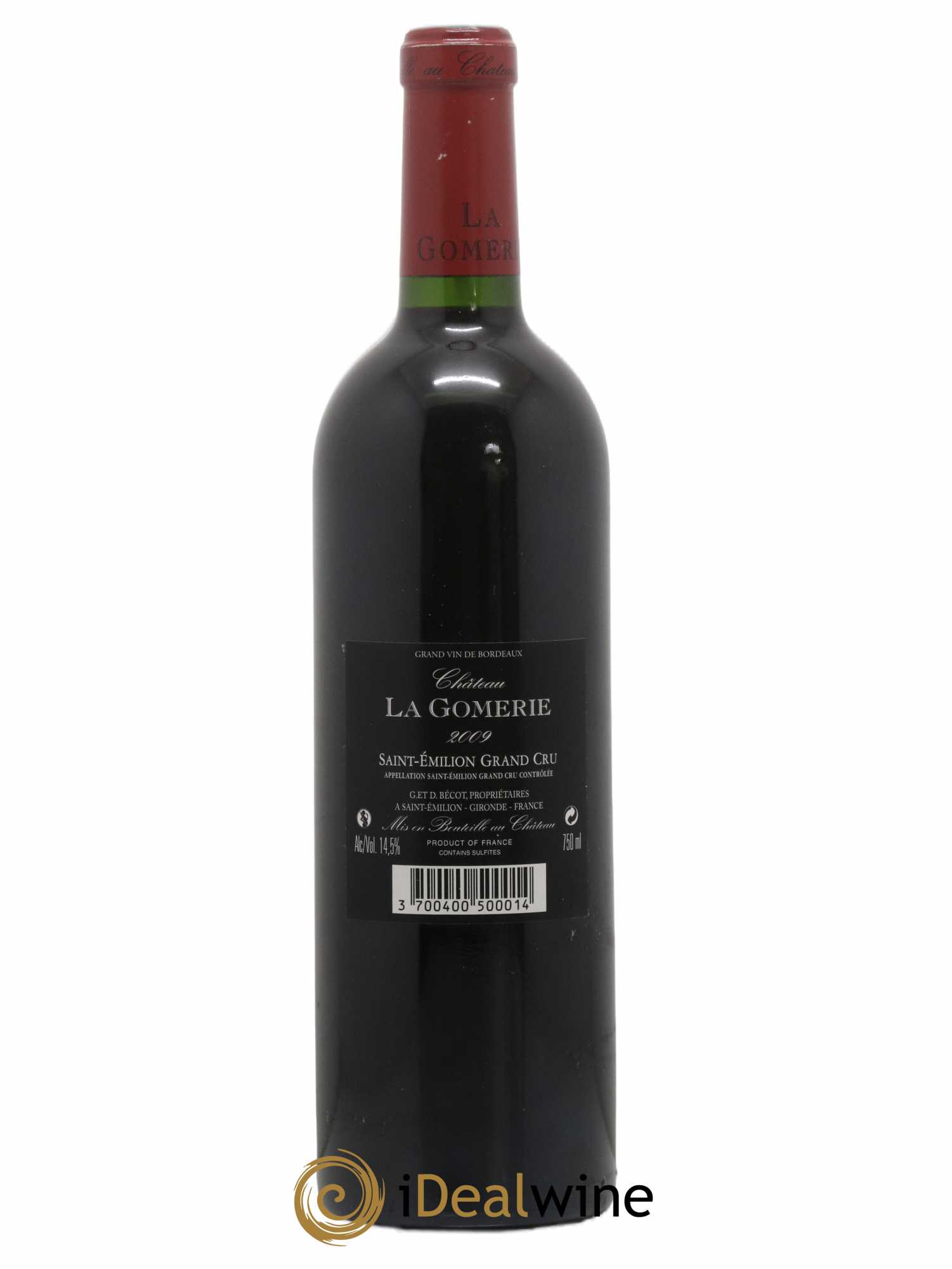 Château La Gomerie (sans prix de réserve) 2009 - Lot de 1 bouteille - 1