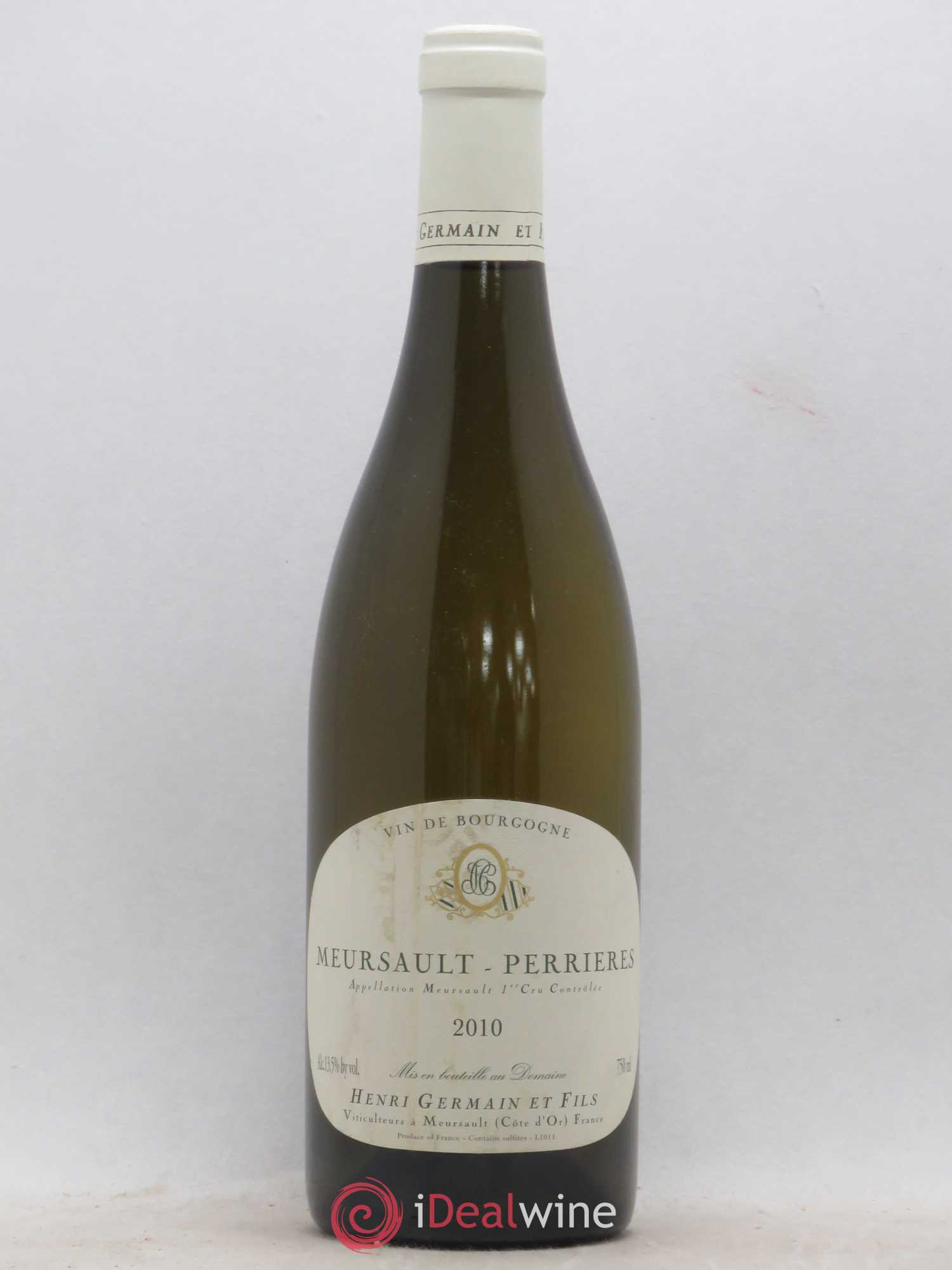 Meursault 1er Cru Perrières Henri Germain 2010 - Posten von 1 Flasche - 0