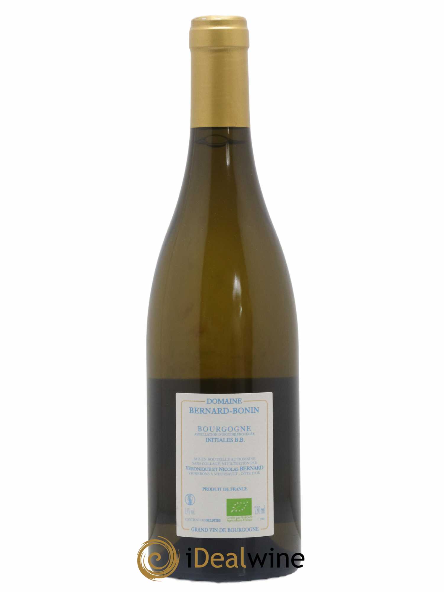 Bourgogne Initiales BB Bernard Bonin 2019 - Lot de 1 bouteille - 1