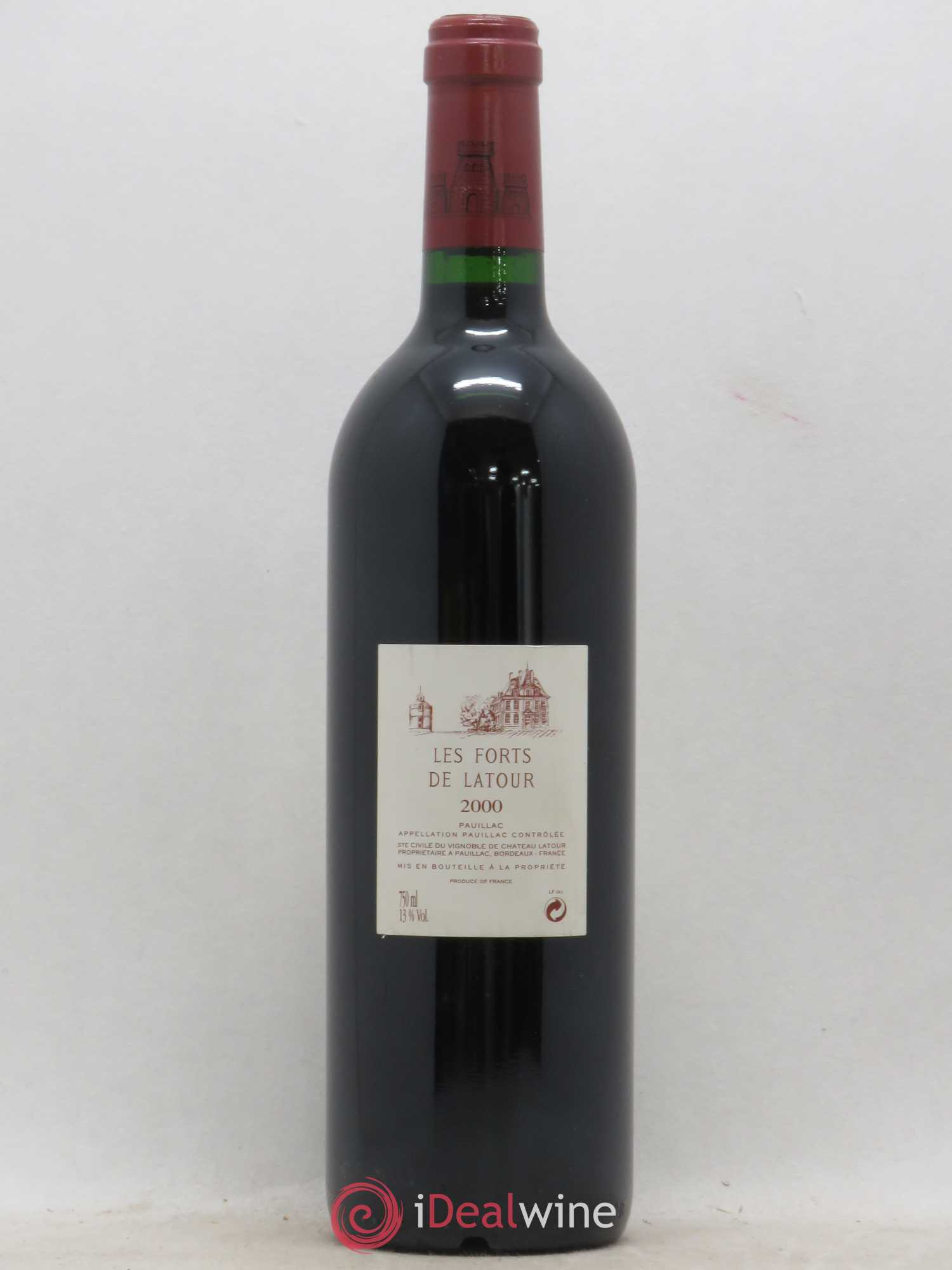 Les Forts de Latour Second Vin 2000 - Lot de 1 bouteille - 1