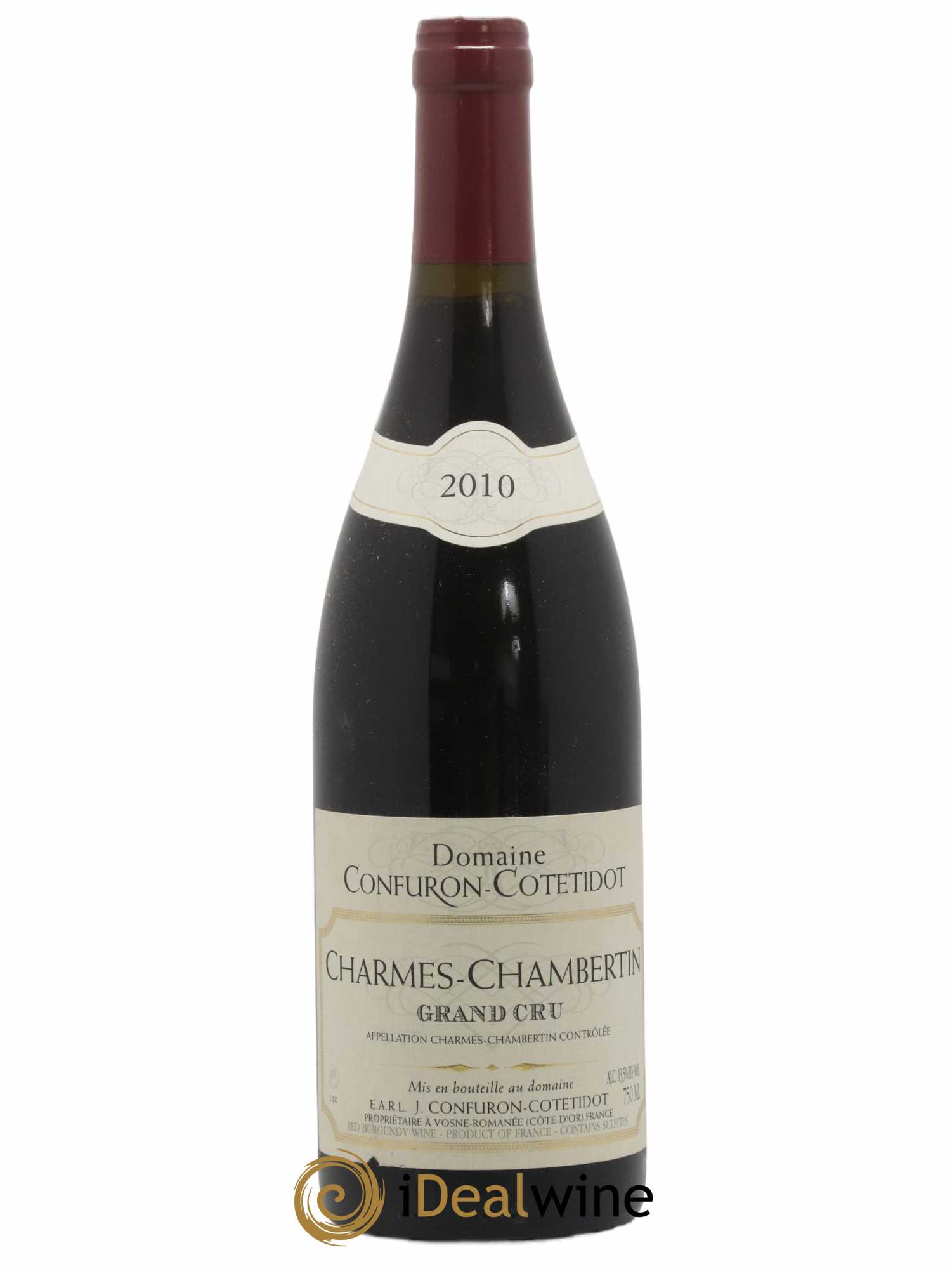 Charmes-Chambertin Grand Cru Confuron-Cotetidot (sans prix de réserve) 2010 - Lot de 1 bouteille - 0