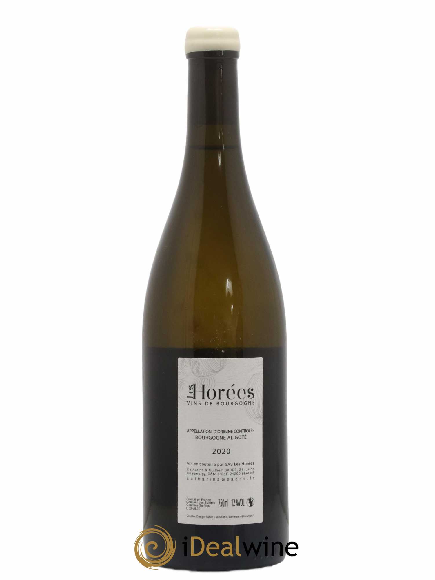 Bourgogne Aligoté En Coulezain Les Horées 2020 - Lot de 1 bouteille - 1