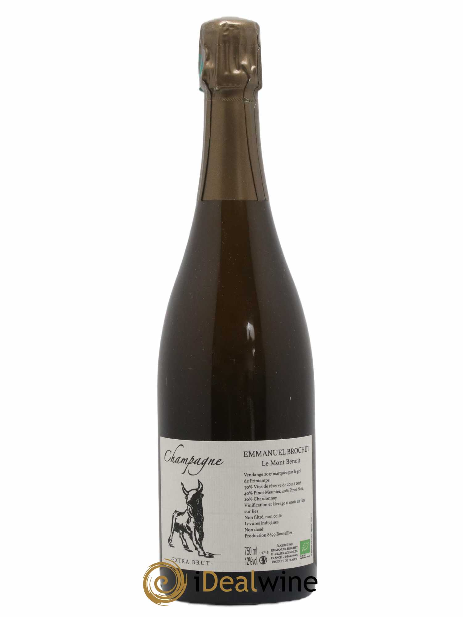 Le Mont Benoit Extra-Brut Emmanuel Brochet (sans prix de réserve) - Lot de 1 bouteille - 0