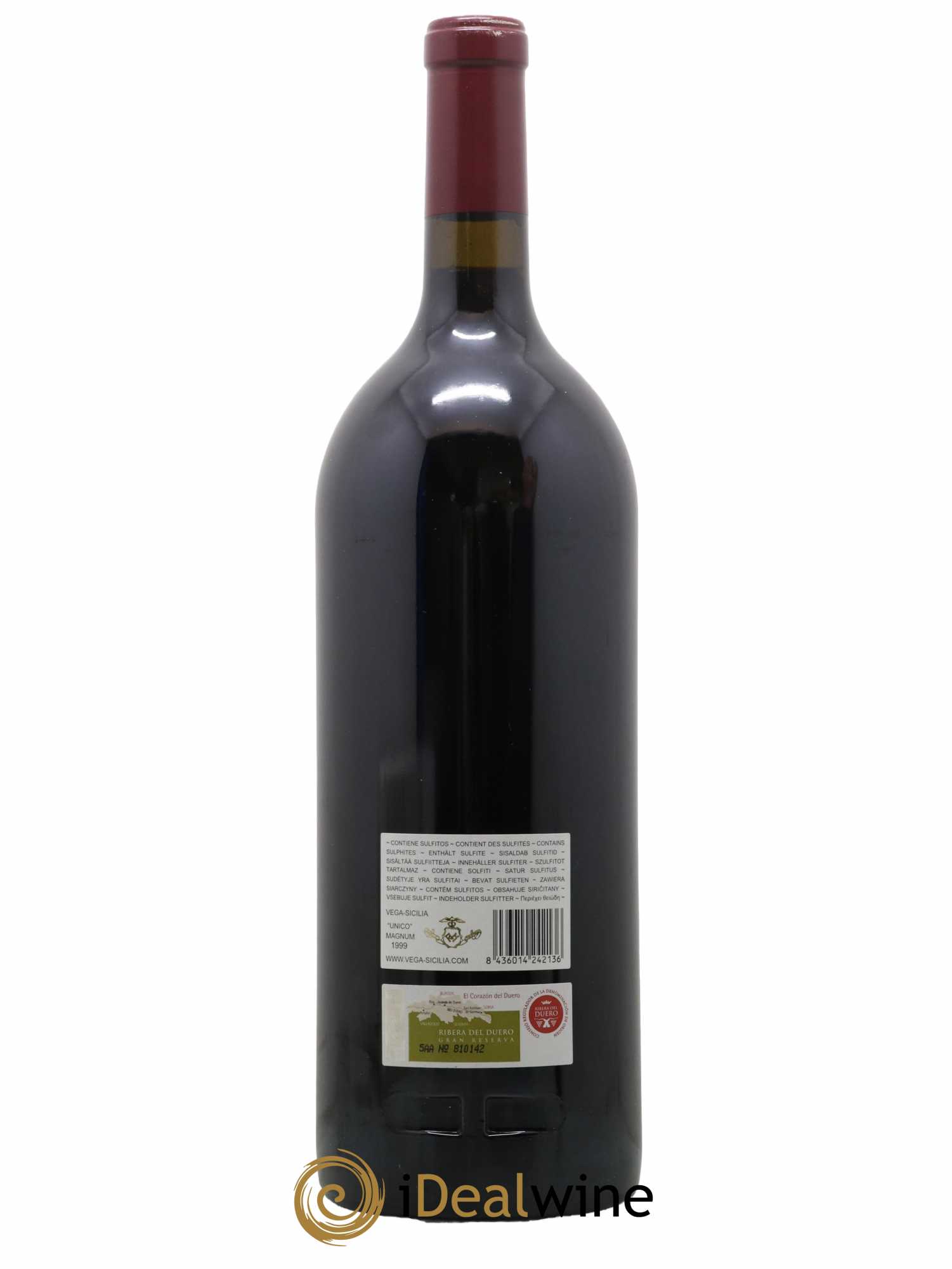 Ribera Del Duero DO Vega Sicilia Unico Famille Alvarez Edición Waldorf Astoria  1999 - Lot de 1 magnum - 1