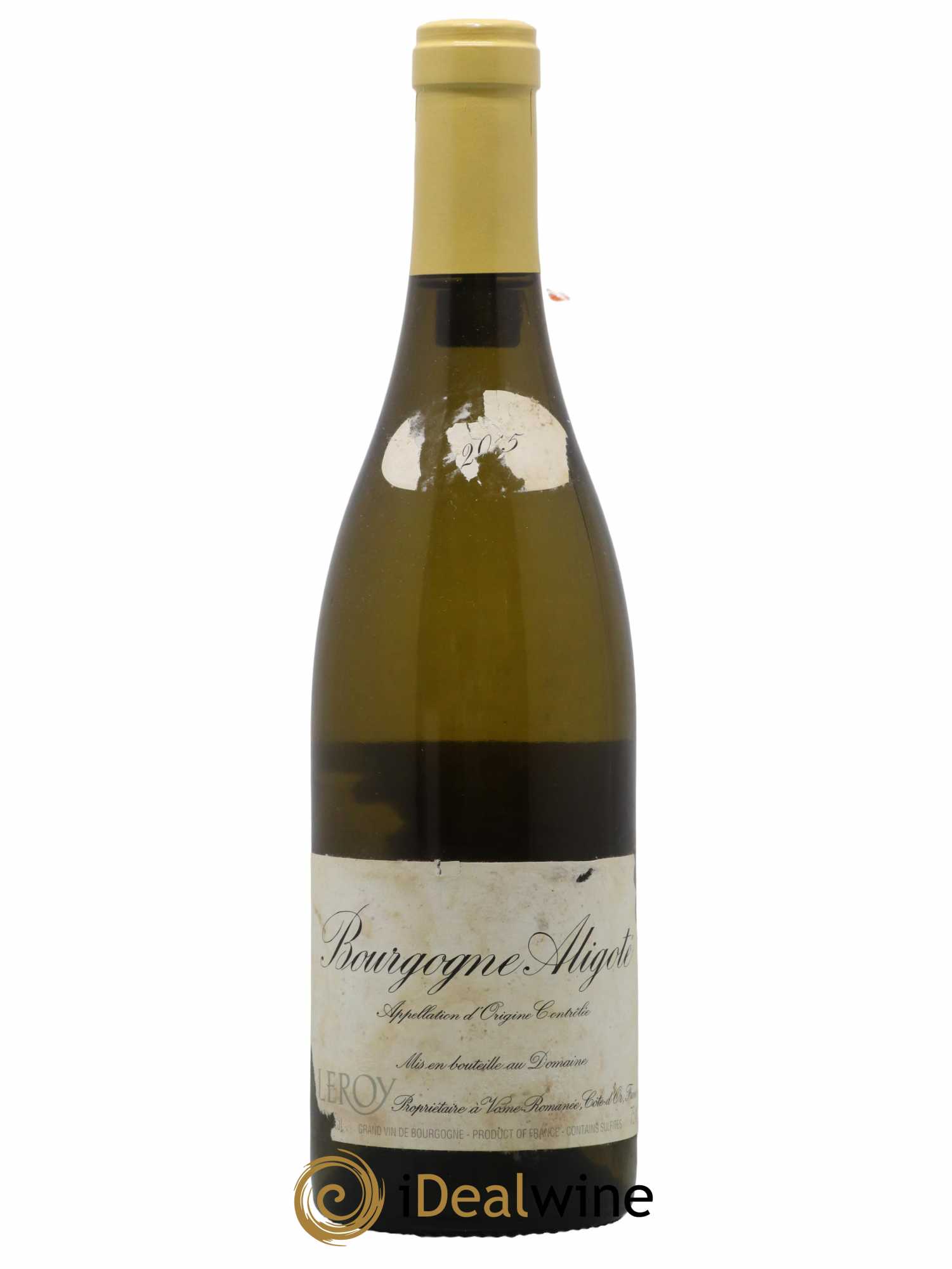 Bourgogne Aligoté Leroy (Domaine) 2015 - Lot de 1 bouteille - 0