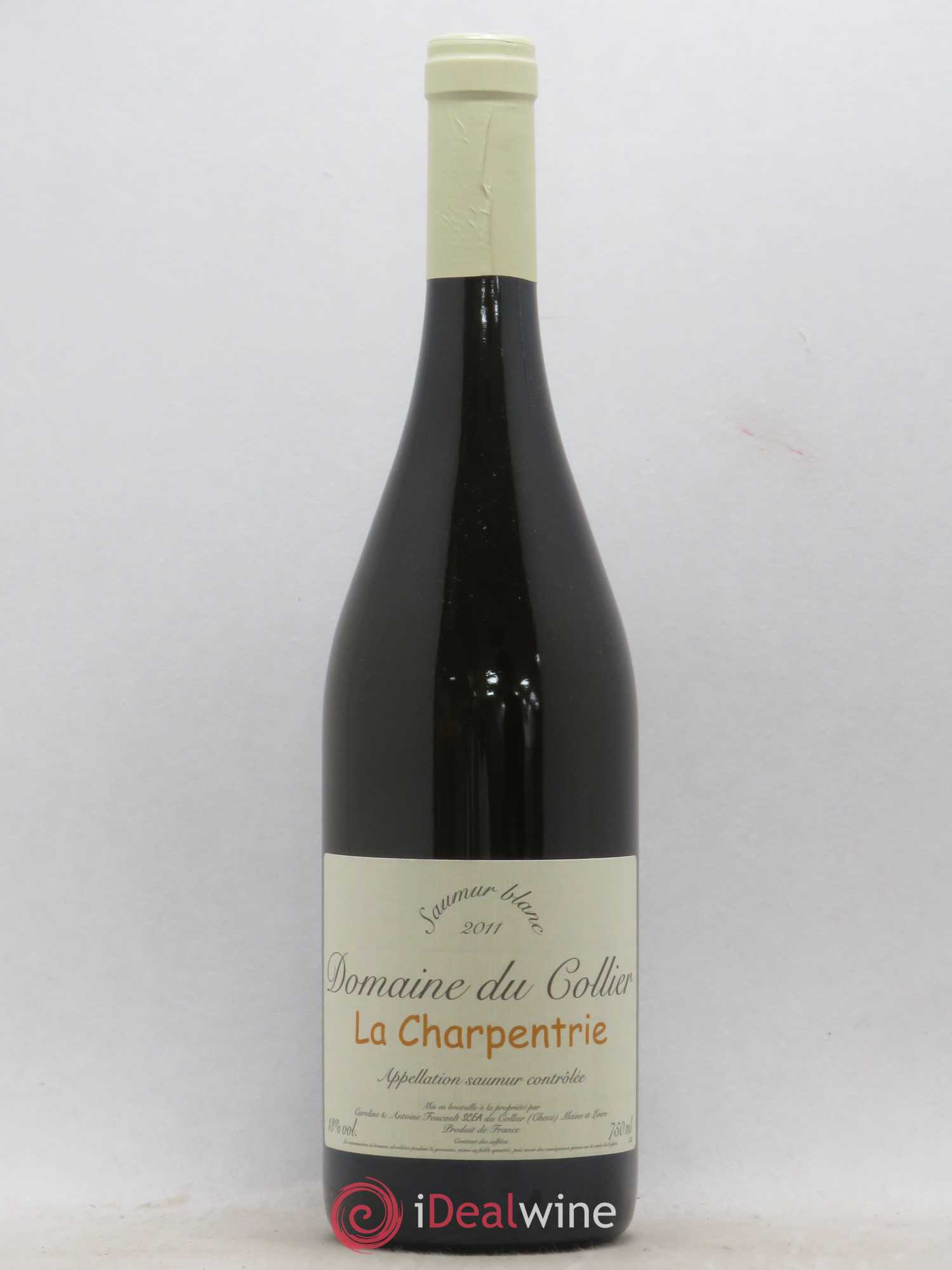 Saumur La Charpentrie Domaine du Collier 2011 - Lot de 1 bouteille - 0