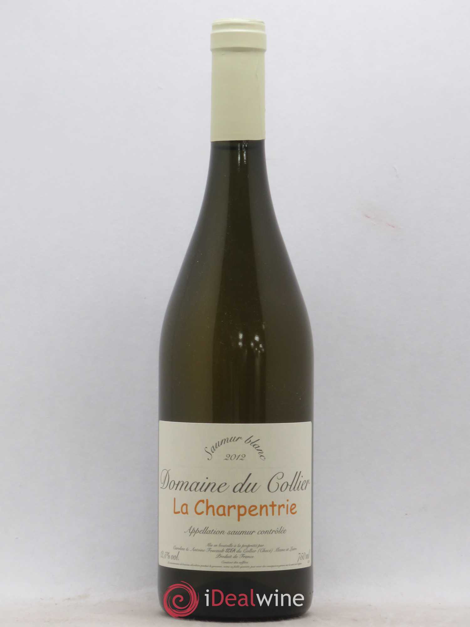 Saumur La Charpentrie Domaine du Collier 2012 - Lot de 1 bouteille - 0