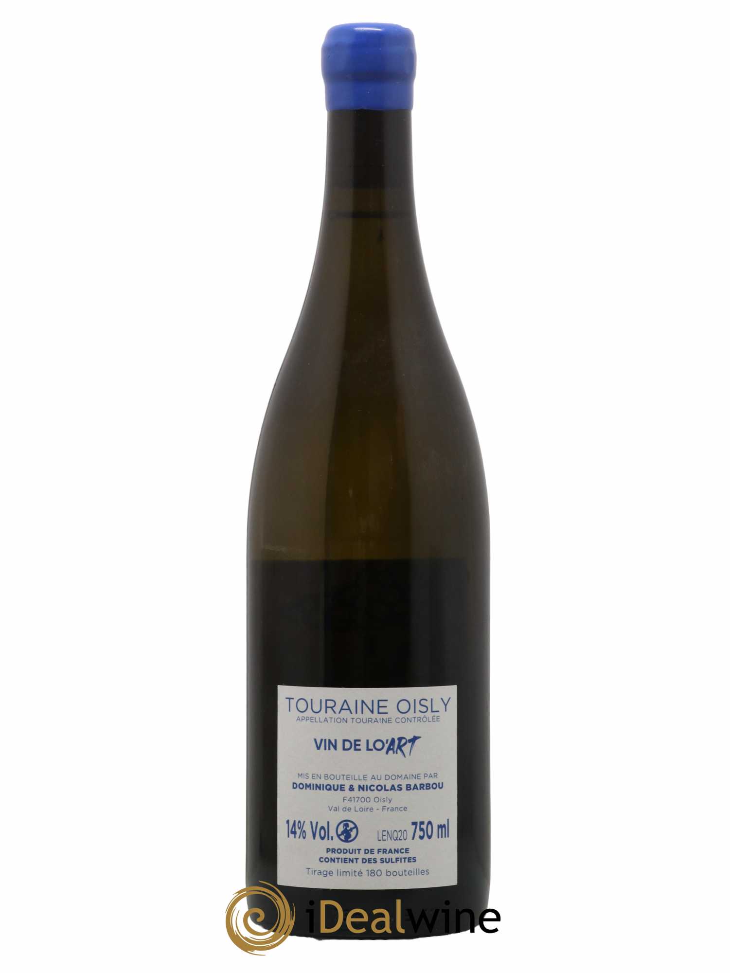 Touraine Oisly Esprit Domaine Nicolas Barbou 2020 - Lot de 1 bouteille - 1
