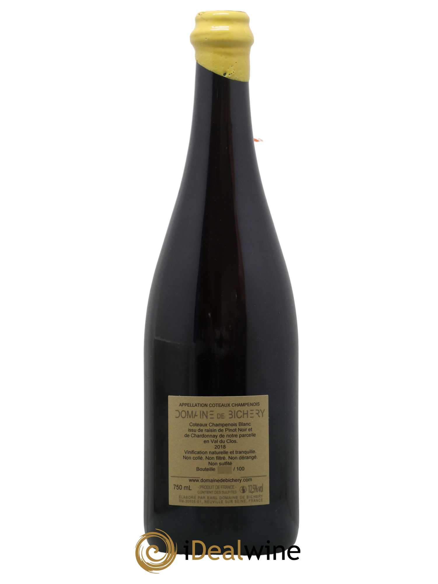 Coteaux Champenois En Val du Clos Domaine de Bichery 2018 - Lot de 1 bouteille - 1
