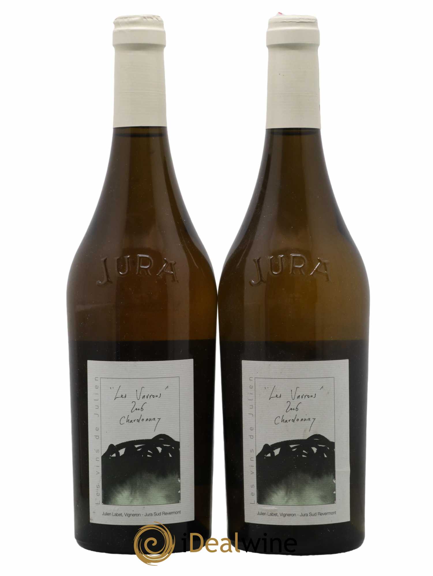 Côtes du Jura Chardonnay Les Varrons Romain - Julien - Charline Labet 2006 - Lot de 2 bouteilles - 0
