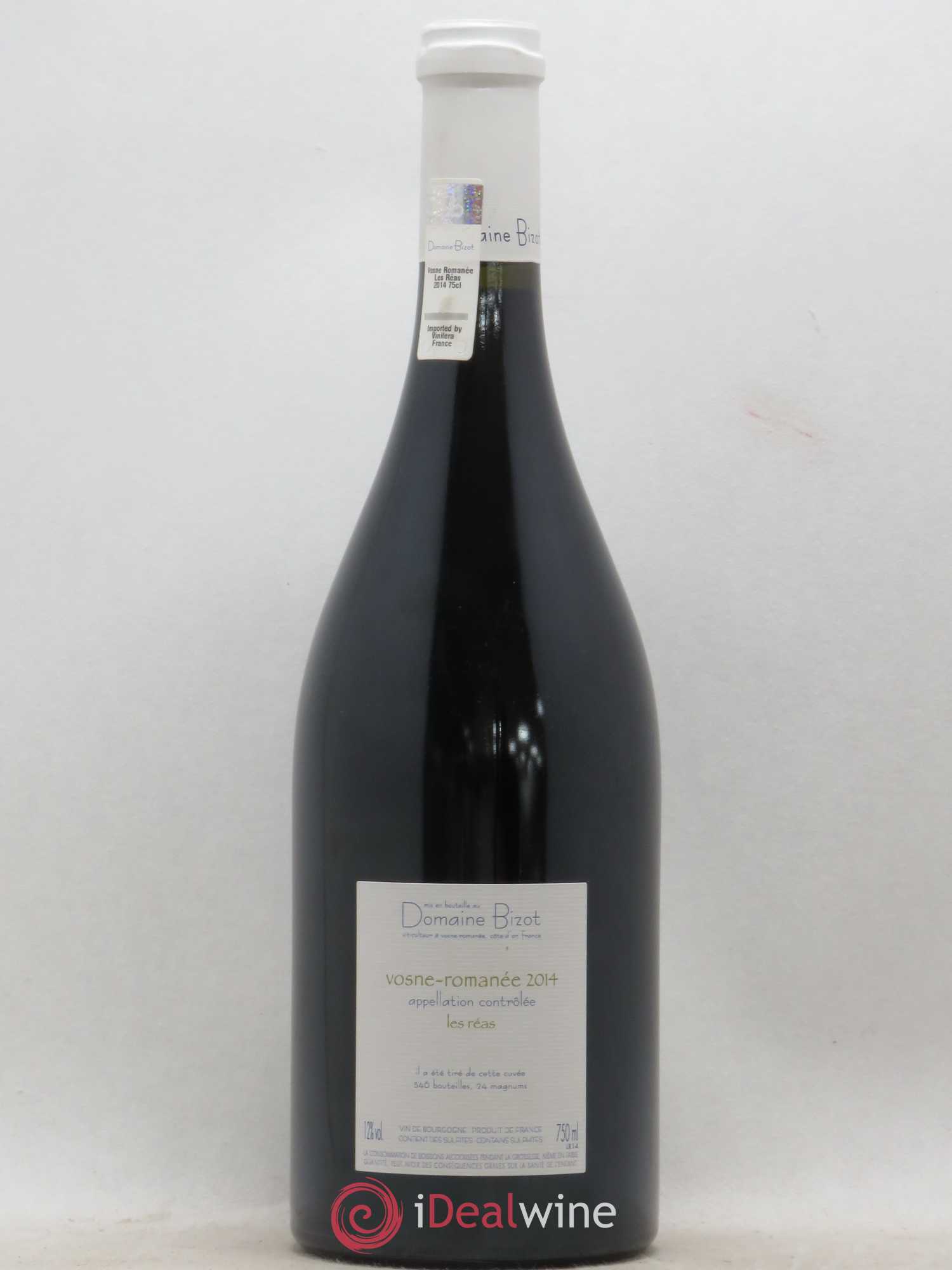 Vosne-Romanée Les Réas Bizot (Domaine) 2014 - Lot de 1 bouteille - 1