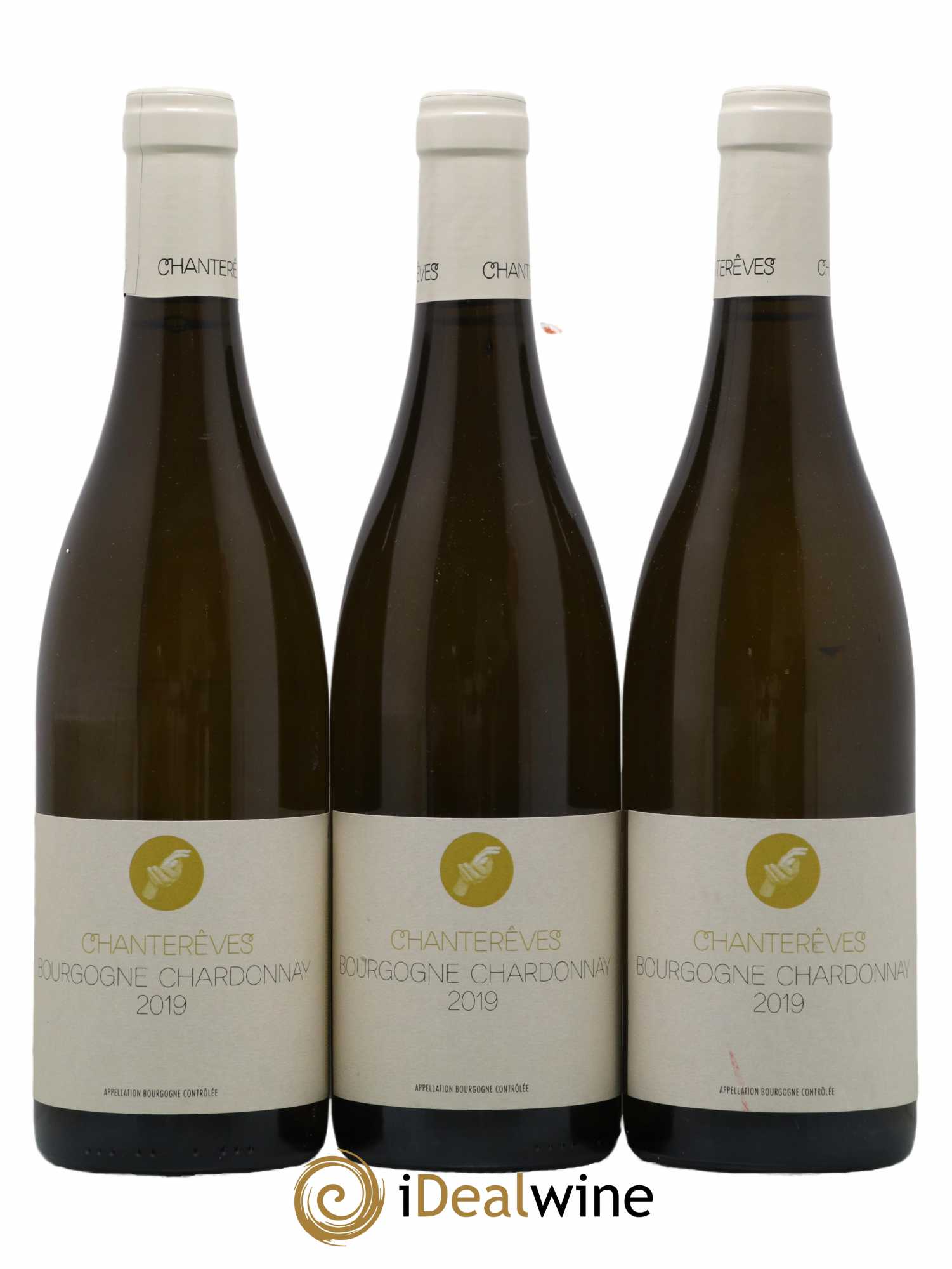 Bourgogne Chardonnay Chanterêves 2019 - Lot de 3 bouteilles - 0