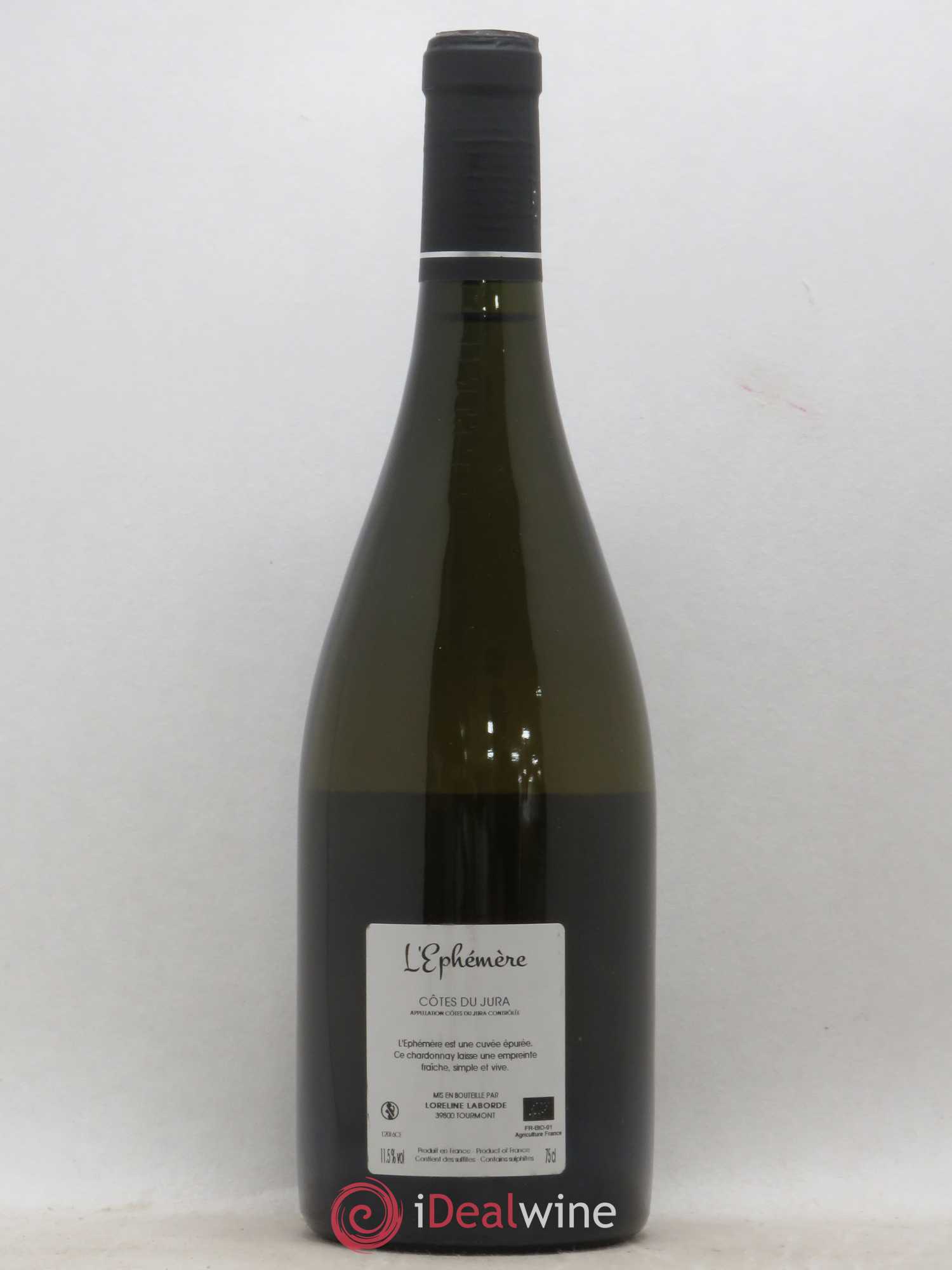 Côtes du Jura Chardonnay Ouillé L'Ephémère Domaine les Granges Paquenesses 2016 - Posten von 1 Flasche - 1