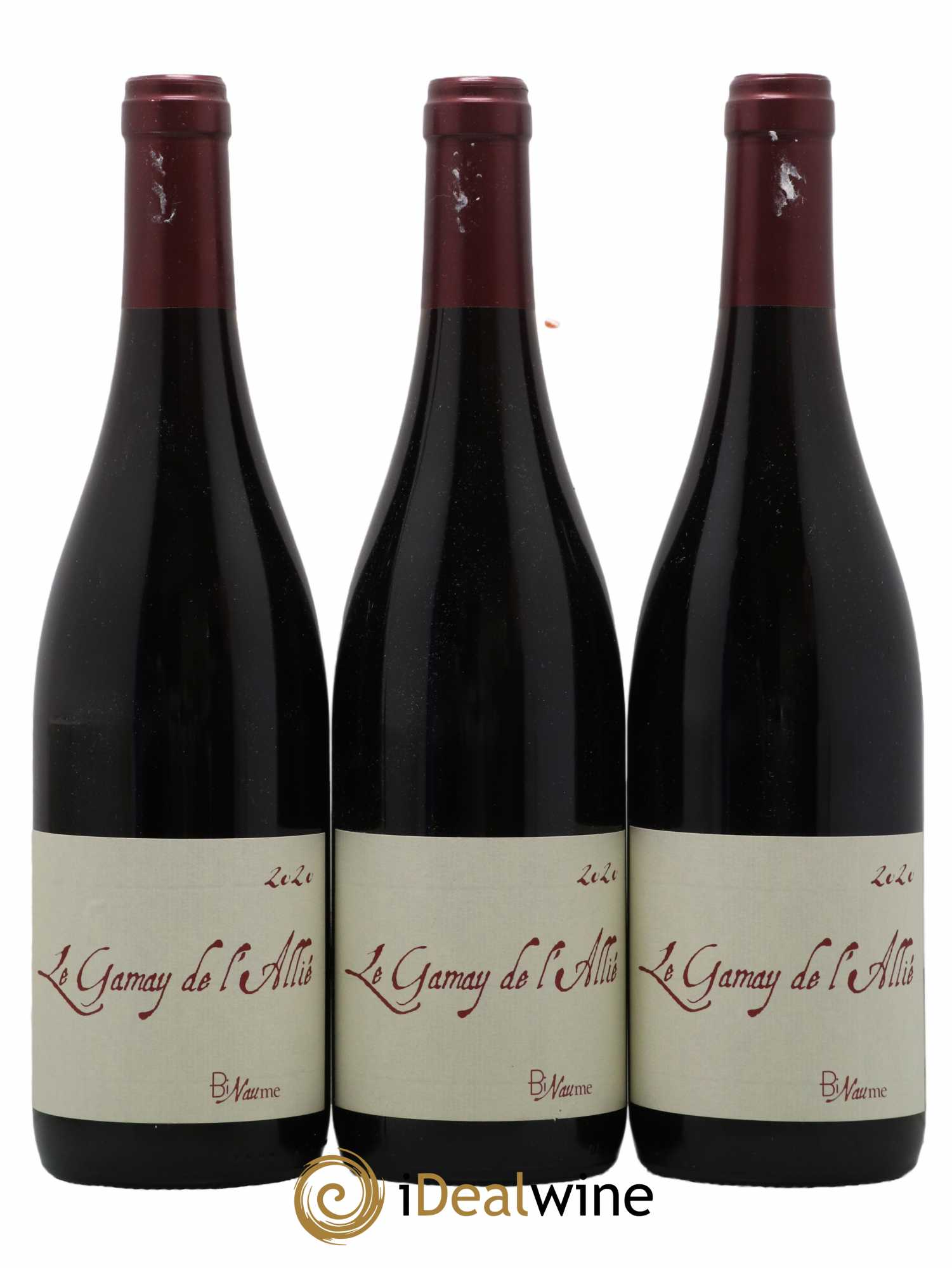 Vin de France Le Gamay de l'Allié Binaume Bizot-Naudin 2020 - Lot de 3 bouteilles - 0