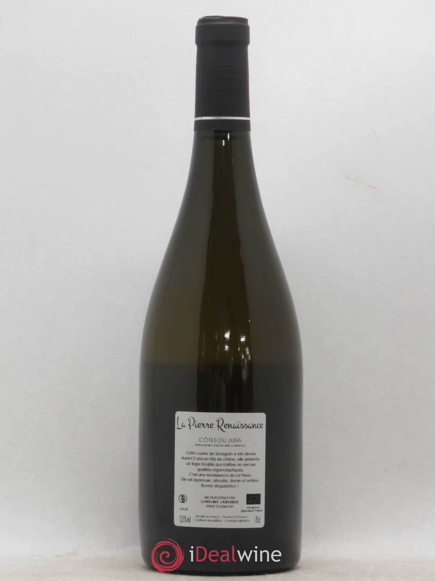 Côtes du Jura Savagnin Ouillé La Pierre Renaissance Domaine les Granges Paquenesses 2016 - Posten von 1 Flasche - 1