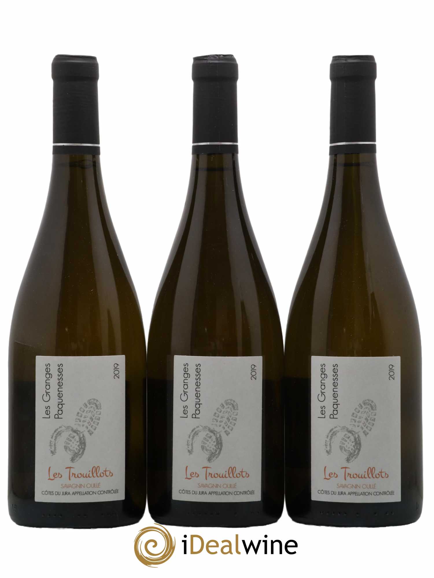 Côtes du Jura Savagnin Ouillé Les Trouillots Les Granges Paquenesses 2019 - Lot de 3 bouteilles - 0
