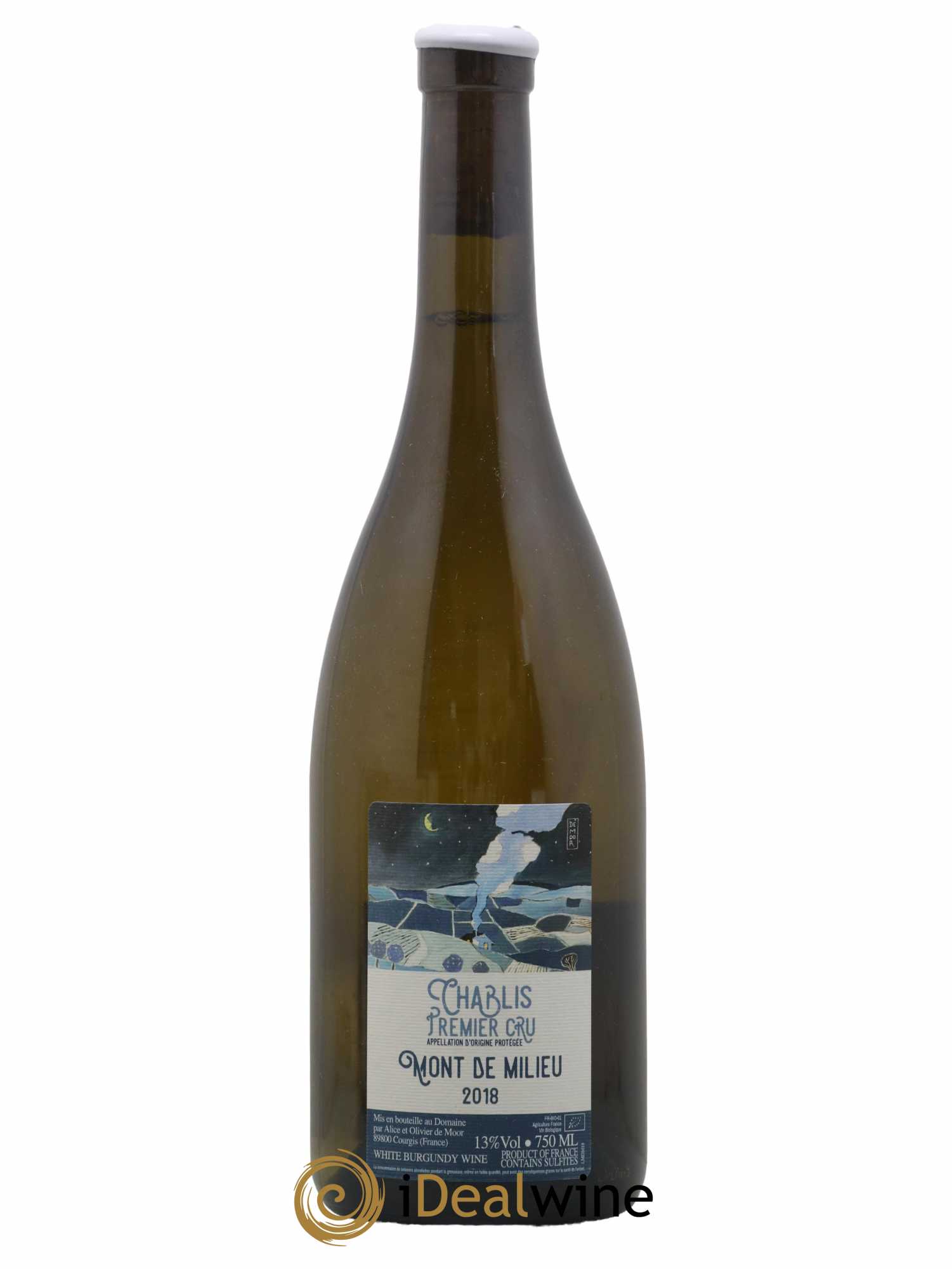 Chablis 1er Cru Mont de Milieu Alice et Olivier De Moor 2018 - Lot de 1 bouteille - 0