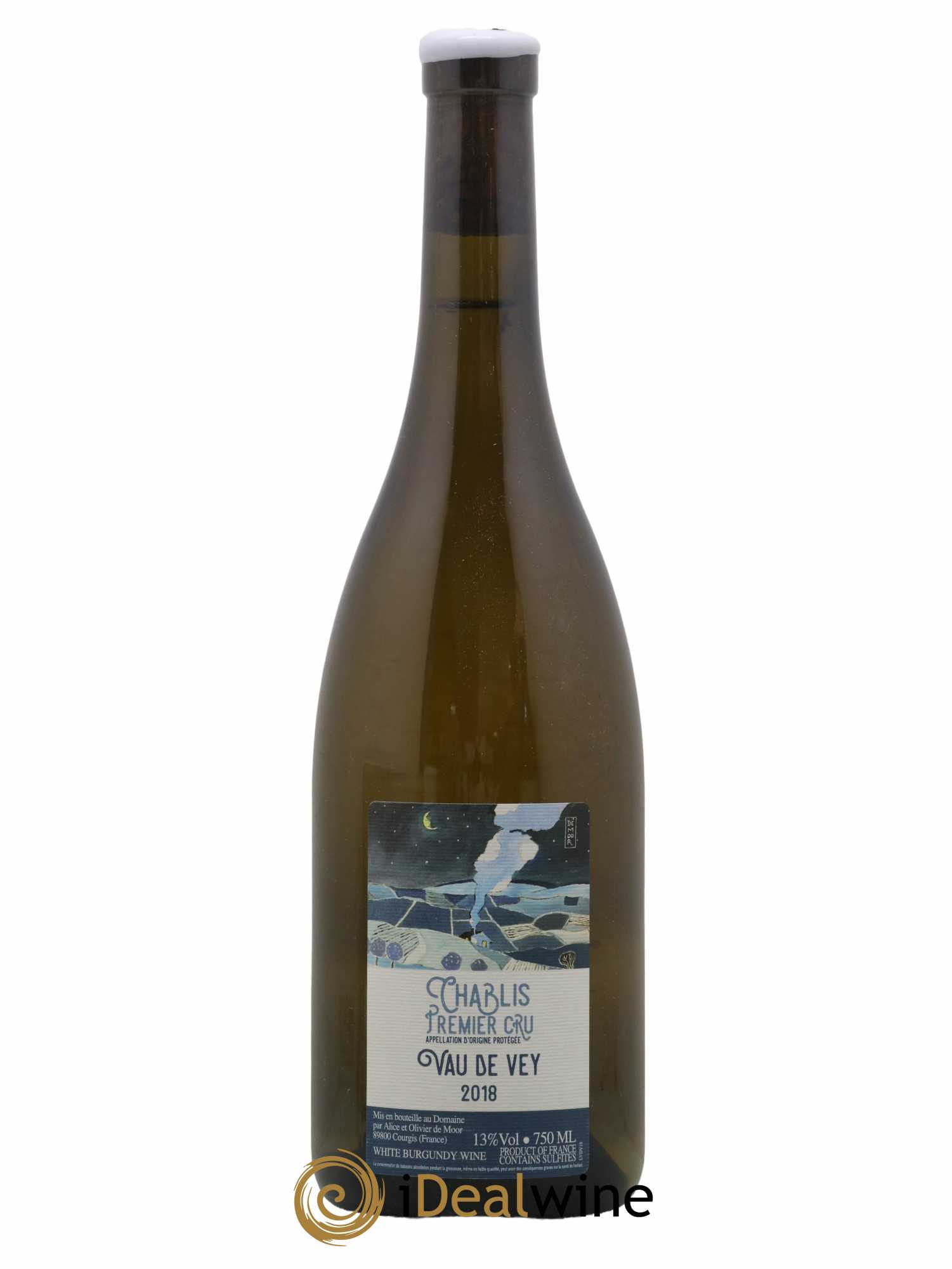 Chablis 1er Cru Vau de Vey Alice et Olivier De Moor 2018 - Lot de 1 bouteille - 0