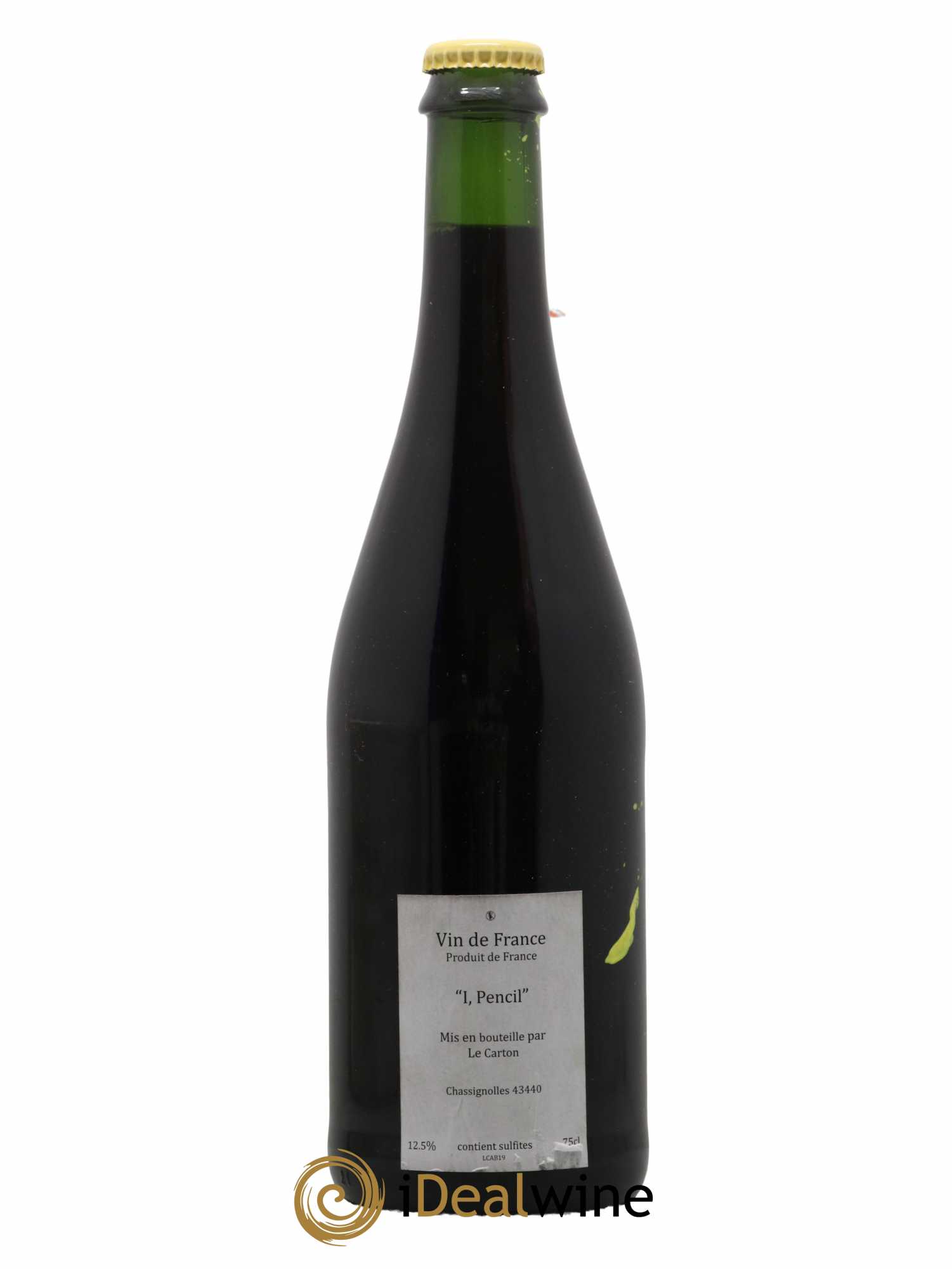 Vin de France I Pencil le Carton Domaine Hannah Fuellenkemper 2019 - Lotto di 1 bottiglia - 1