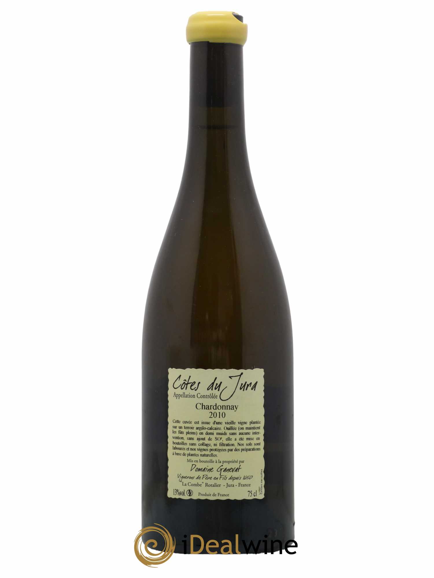 Côtes du Jura Les Chamois du Paradis Jean-François Ganevat (Domaine) 2010 - Lot de 1 bouteille - 1