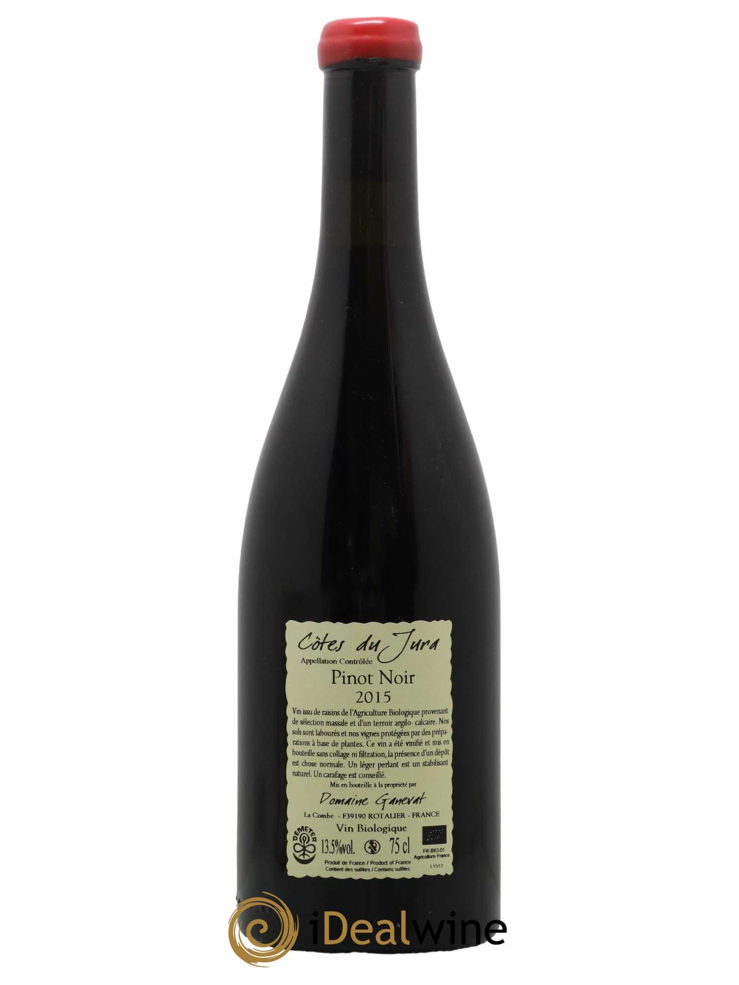 Côtes du Jura Cuvée Julien Jean-François Ganevat (Domaine) 2015 - Lot de 1 bouteille - 1