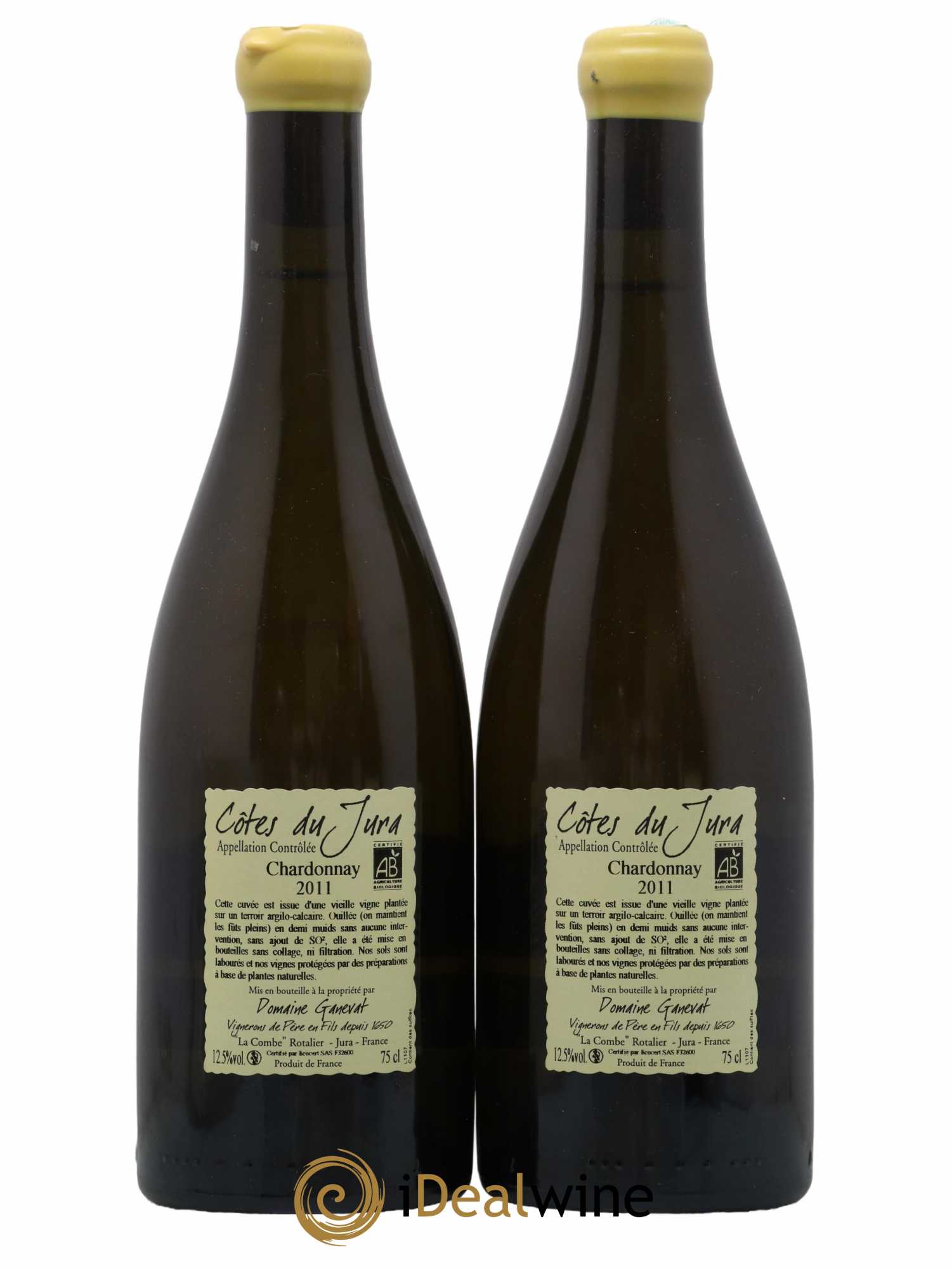 Côtes du Jura Les Chamois du Paradis Jean-François Ganevat (Domaine) 2011 - Lot de 2 bouteilles - 1