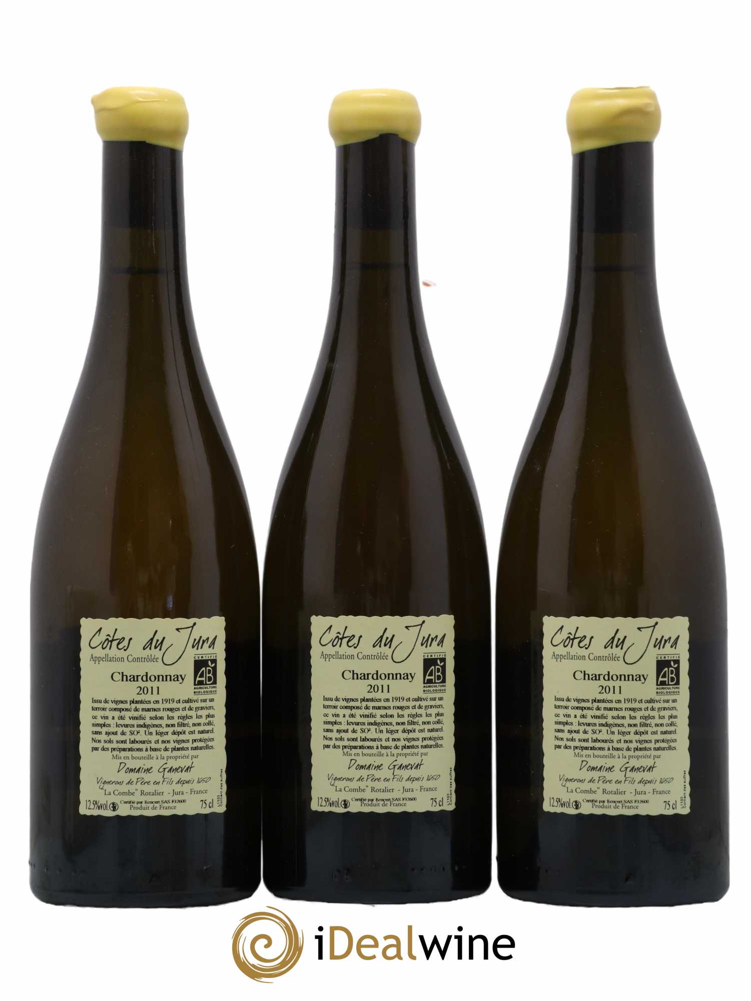 Côtes du Jura Les Grands Teppes Vieilles Vignes Jean-François Ganevat (Domaine) 2011 - Lot de 3 bouteilles - 1