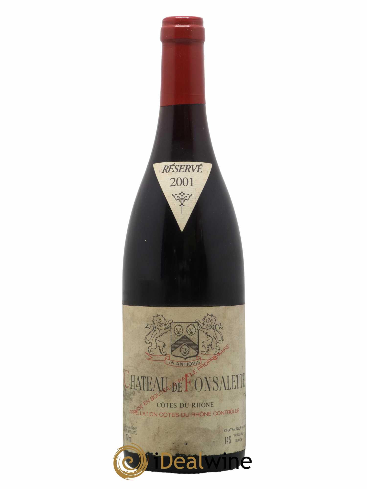 Côtes-du-Rhône Château de Fonsalette Emmanuel Reynaud 2001 - Lot de 1 bouteille - 0