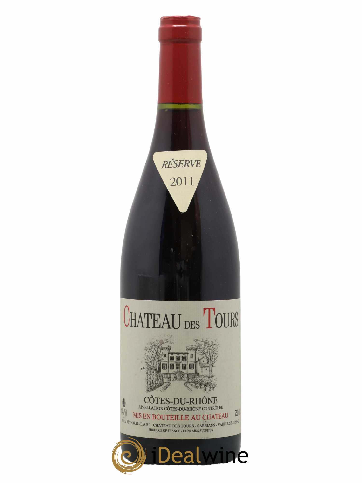 Côtes-du-Rhône Château des Tours Emmanuel Reynaud 2011 - Lot de 1 bouteille - 0