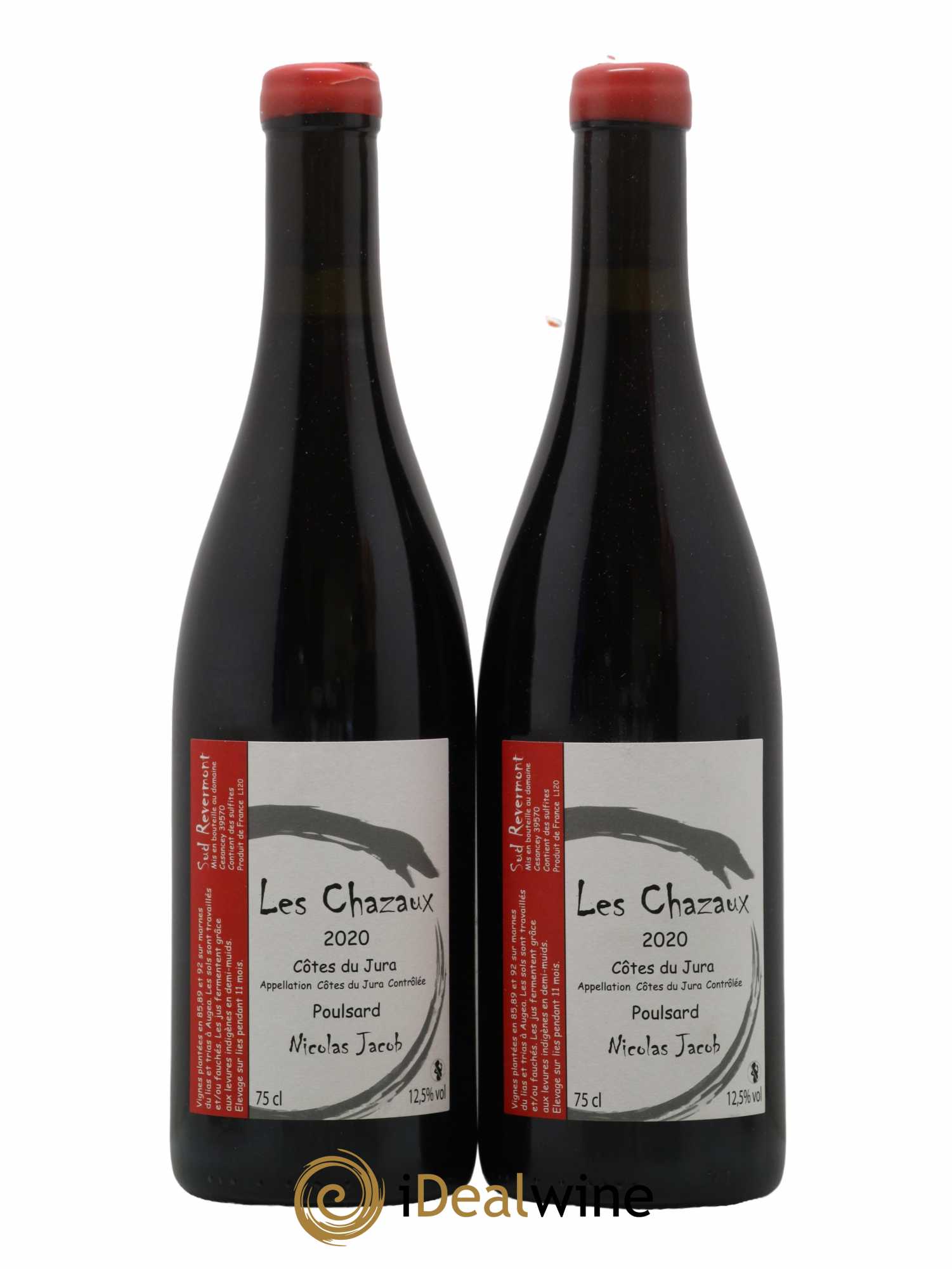 Côtes du Jura Poulsard Les Chazaux Nicolas Jacob 2020 - Lot de 2 bouteilles - 0