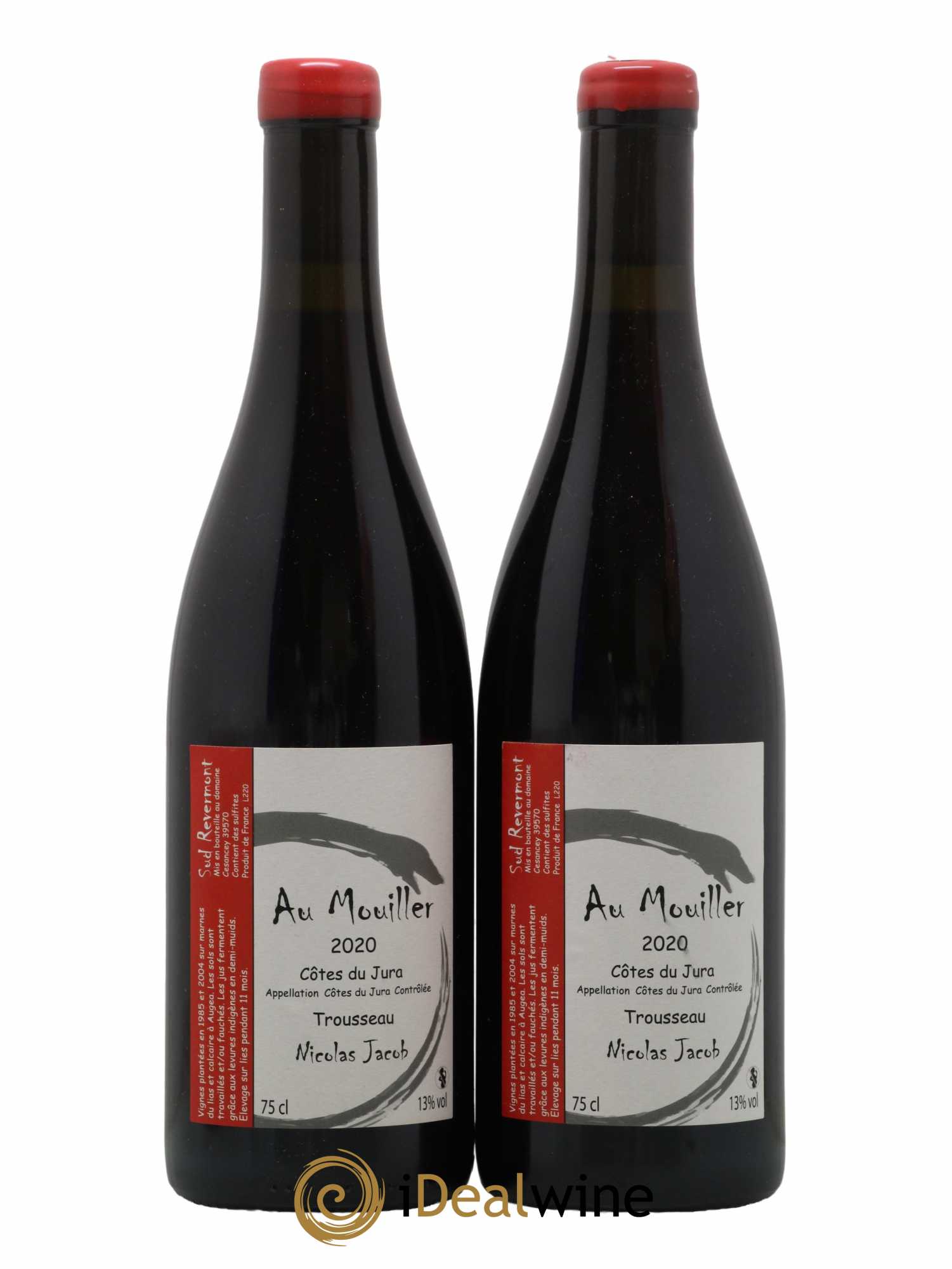 Côtes du Jura Trousseau Au Mouiller Nicolas Jacob 2020 - Lot de 2 bouteilles - 0