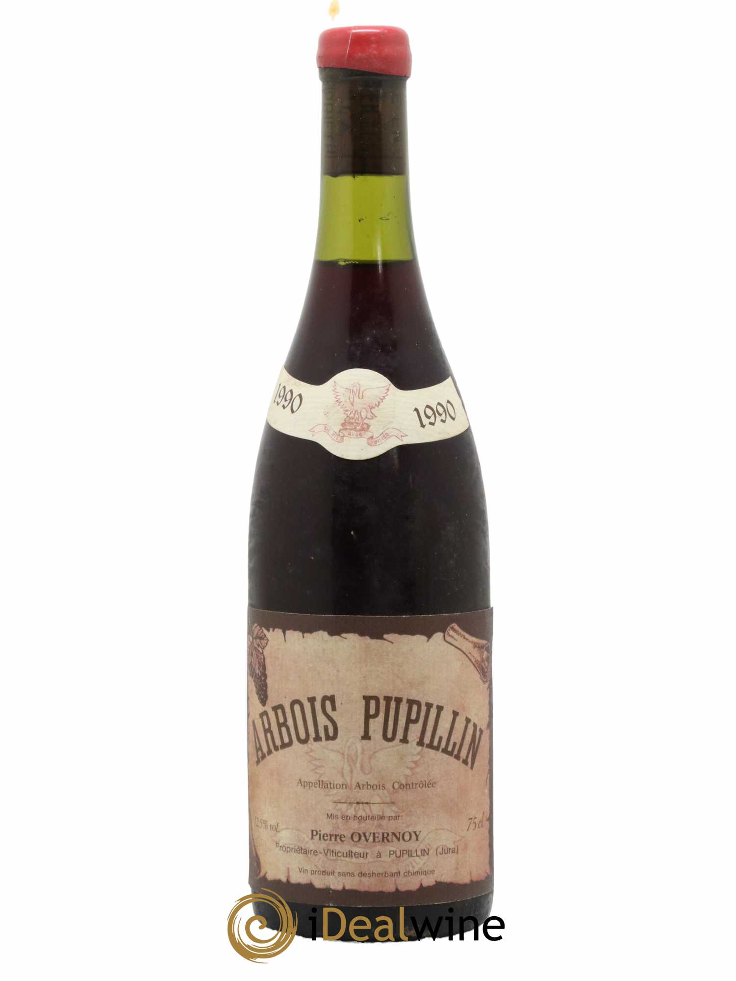 Arbois-Pupillin Poulsard (cire rouge) Overnoy-Houillon (Domaine) 1990 - Lot de 1 bouteille - 0