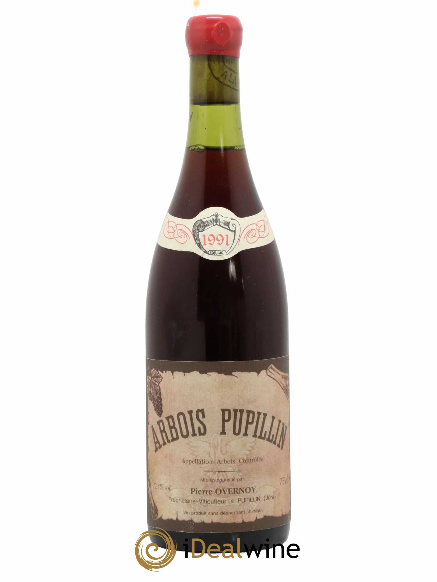 Arbois-Pupillin Poulsard (cire rouge) Overnoy-Houillon (Domaine) 1991 - Lot de 1 bouteille - 0