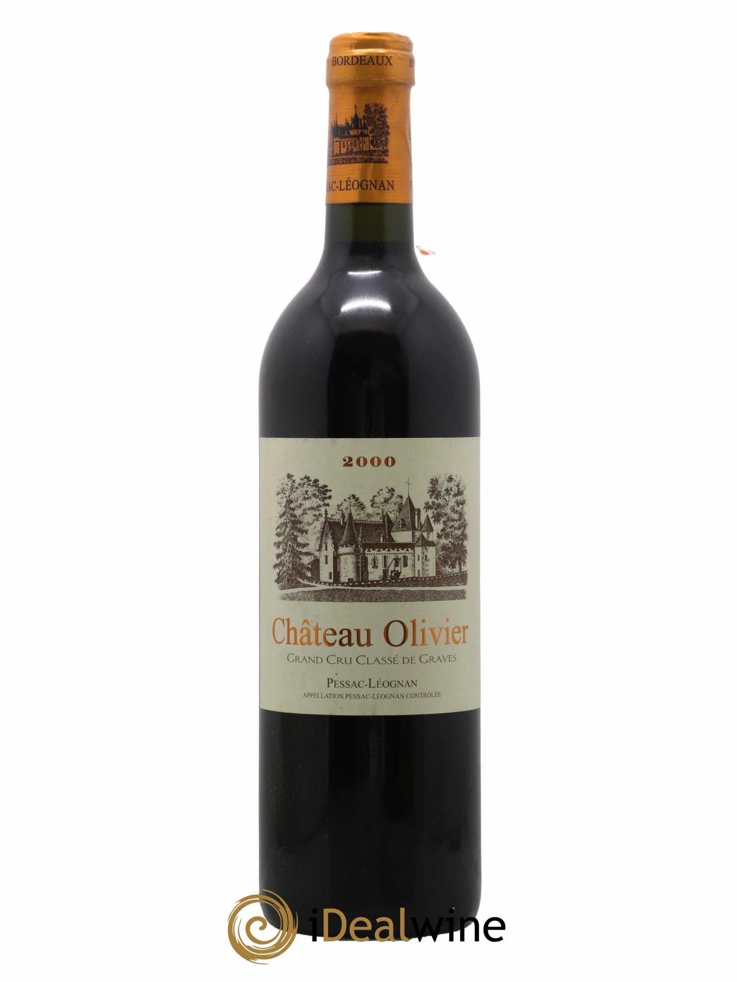 Château Olivier Cru Classé de Graves 2000 - Lot de 1 bouteille - 0