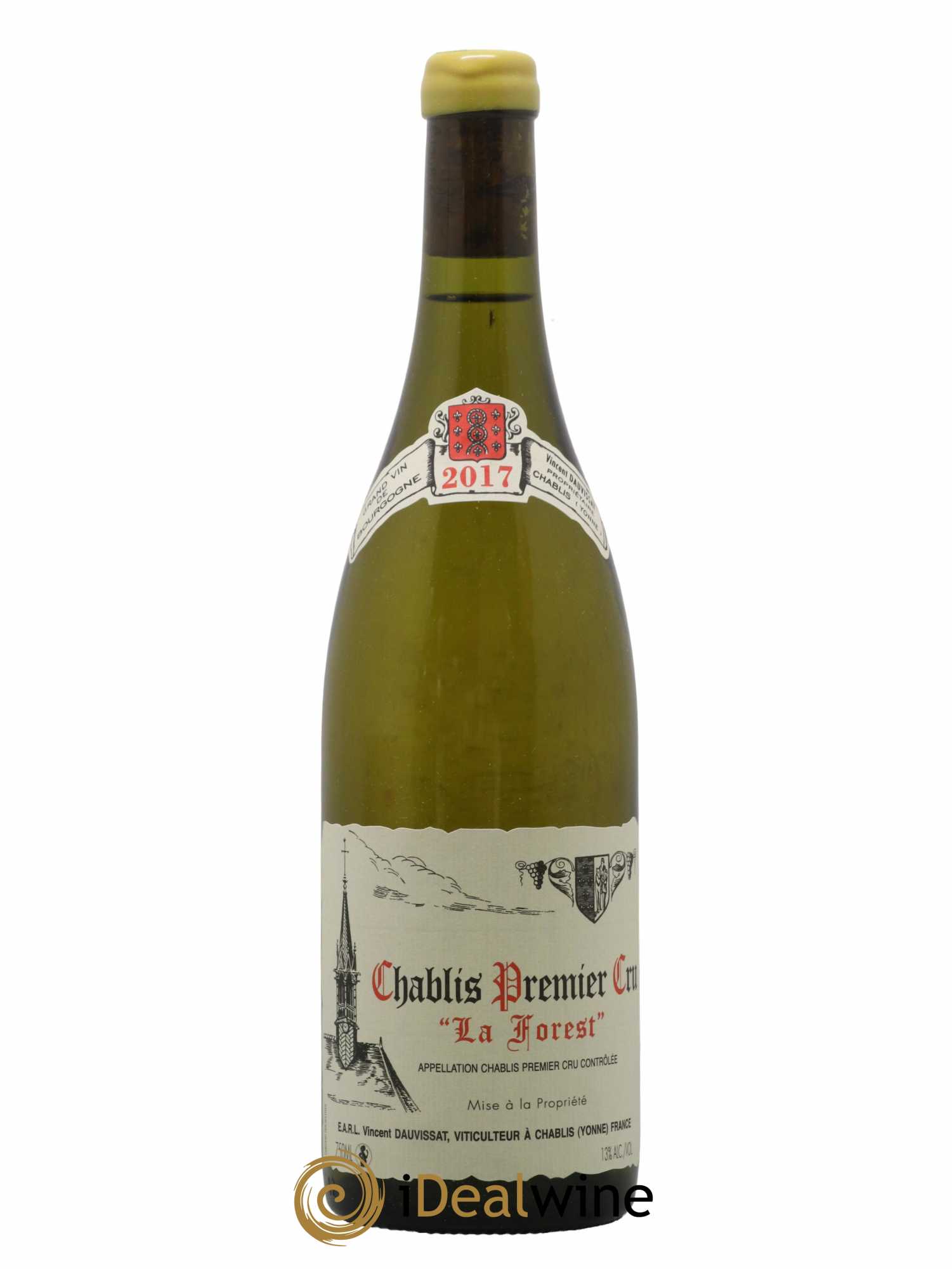 Chablis 1er Cru La Forest Vincent Dauvissat (Domaine) 2017 - Lot de 1 bouteille - 0