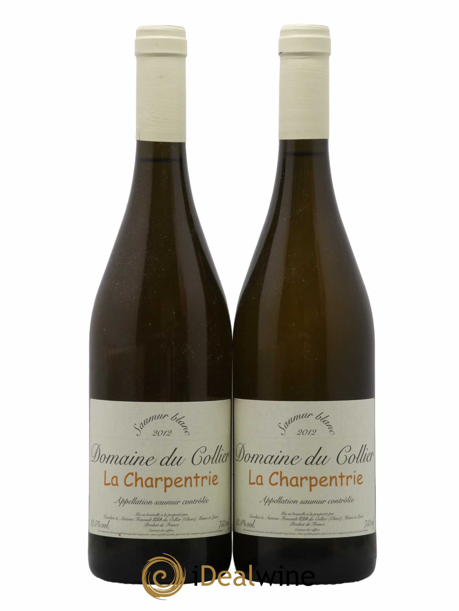 Saumur La Charpentrie Domaine du Collier 2012 - Lot de 2 bouteilles - 0