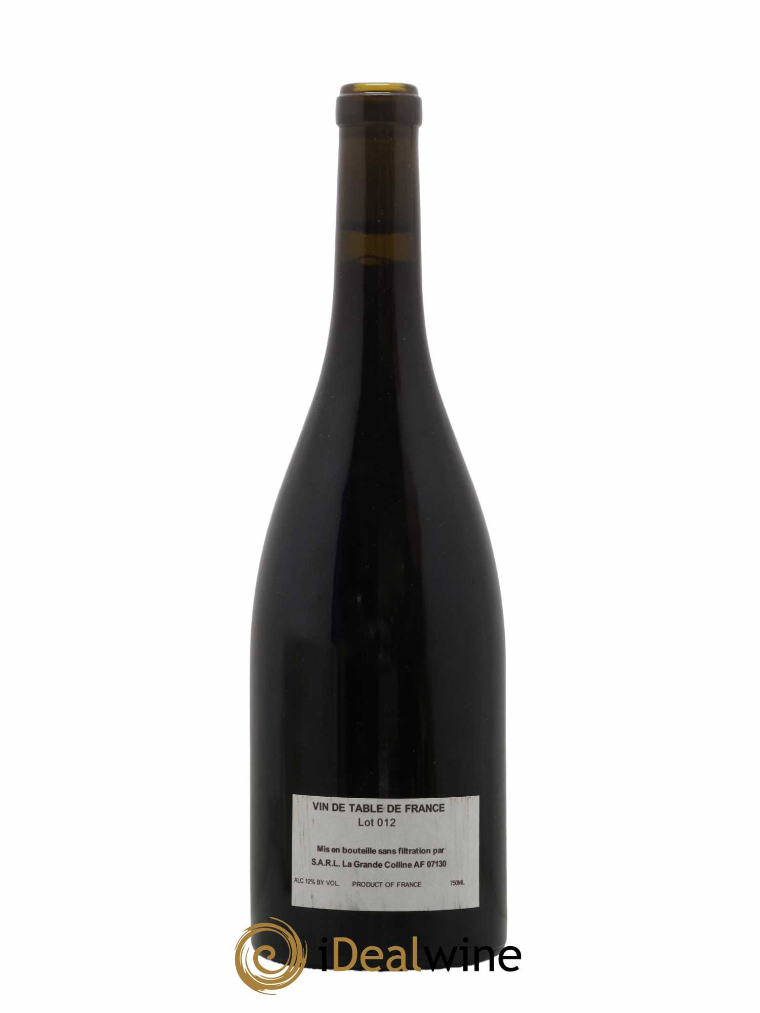 Vin de France (Ex Cornas) Hirotake Ooka - Domaine La Grande Colline 2012 - Lot de 1 bouteille - 1