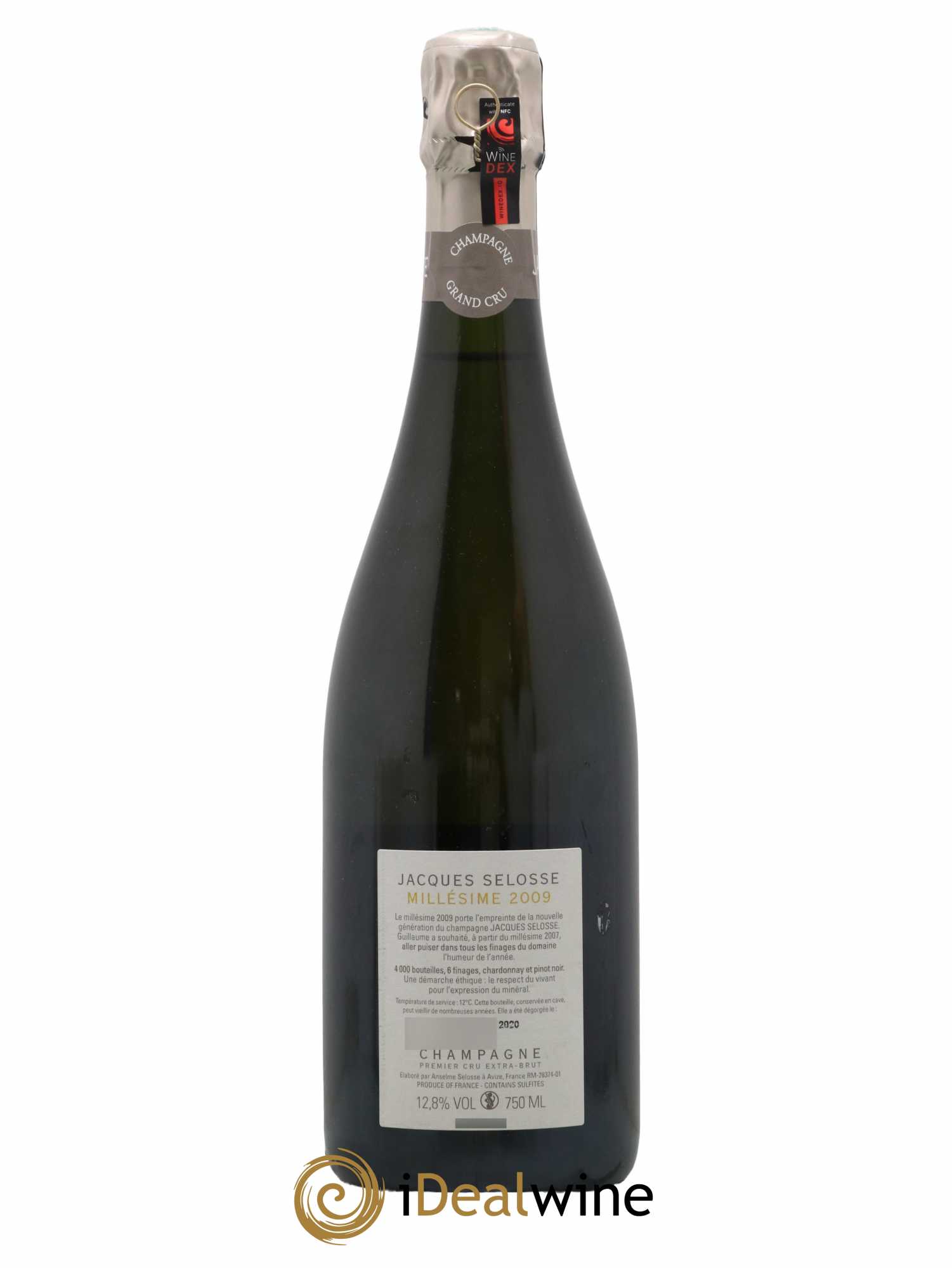 1er Cru Millésimé Extra-Brut Jacques Selosse 2009 - Lot de 1 bouteille - 1