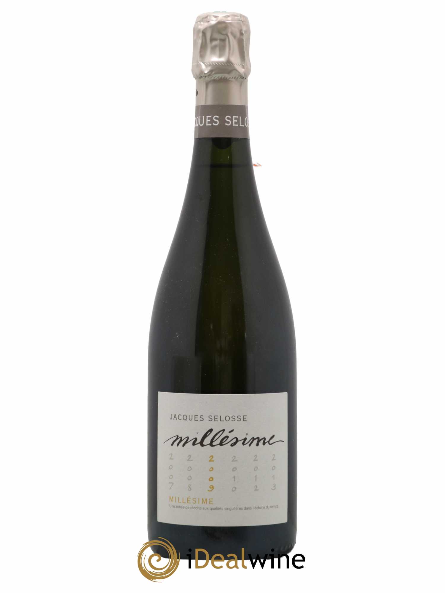1er Cru Millésimé Extra-Brut Jacques Selosse 2009 - Lot de 1 bouteille - 0