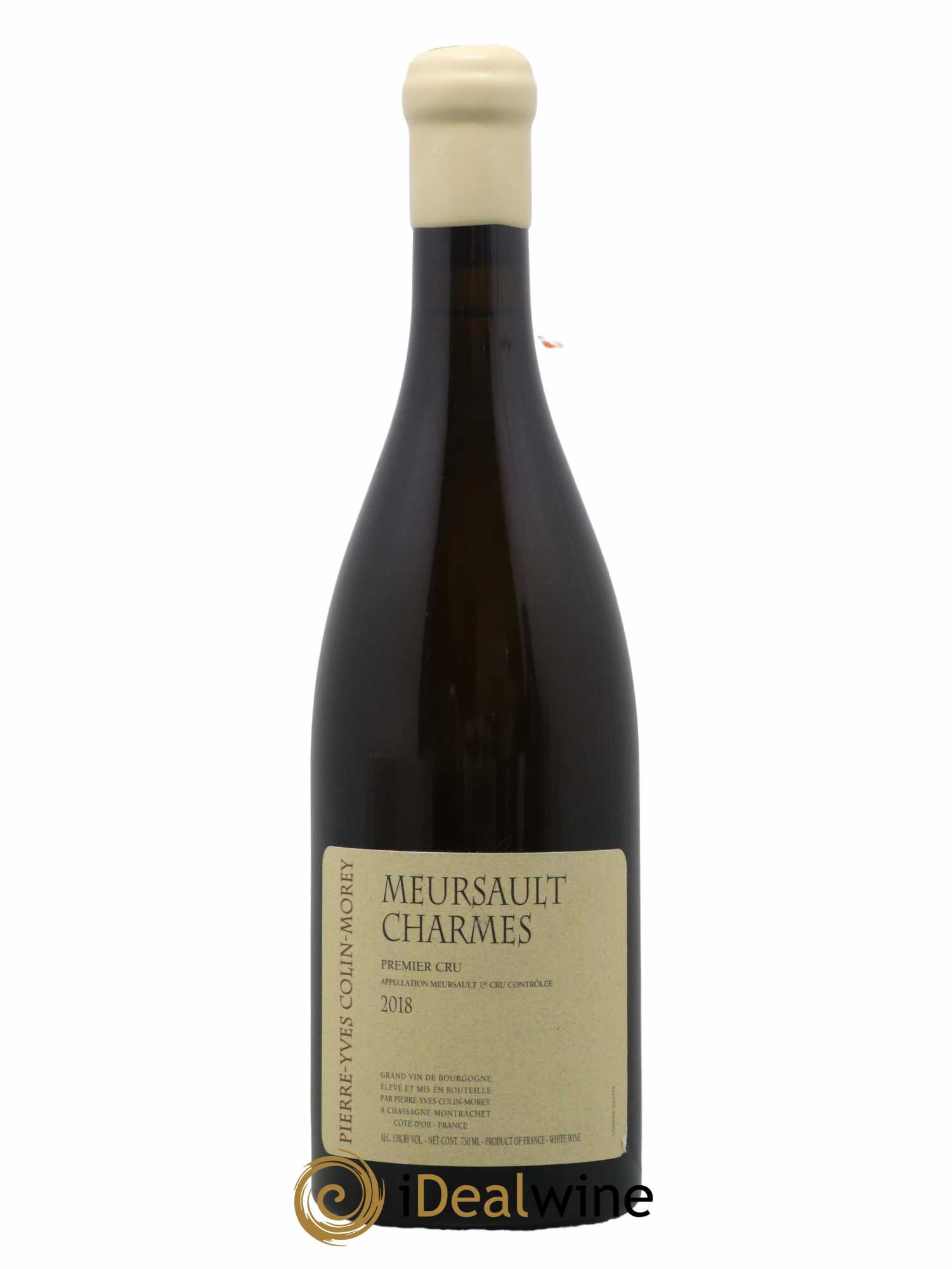 Meursault 1er Cru Charmes Pierre-Yves Colin Morey 2018 - Lot de 1 bouteille - 0