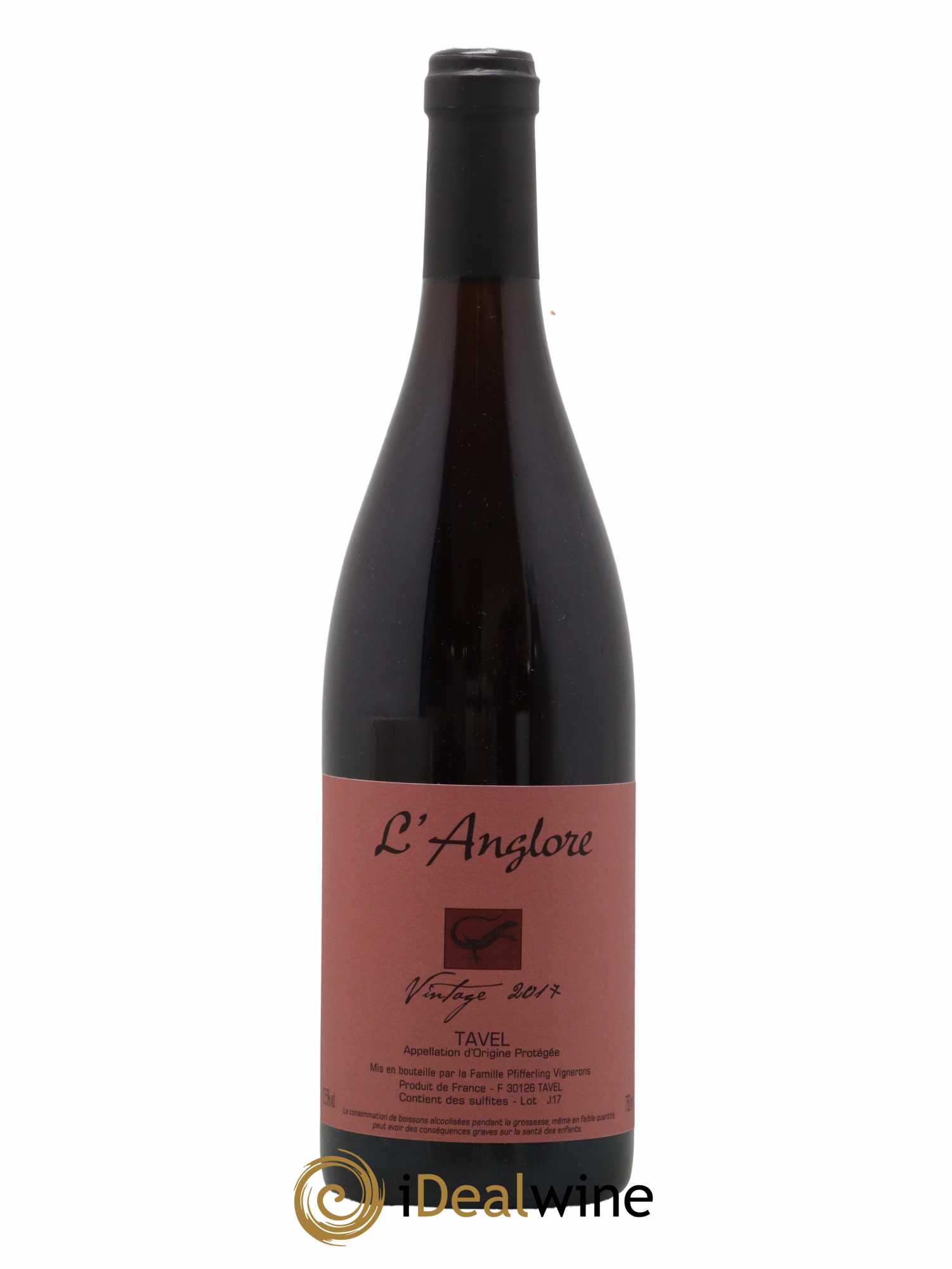 Tavel Vintage L'Anglore 2017 - Lot de 1 bouteille - 0