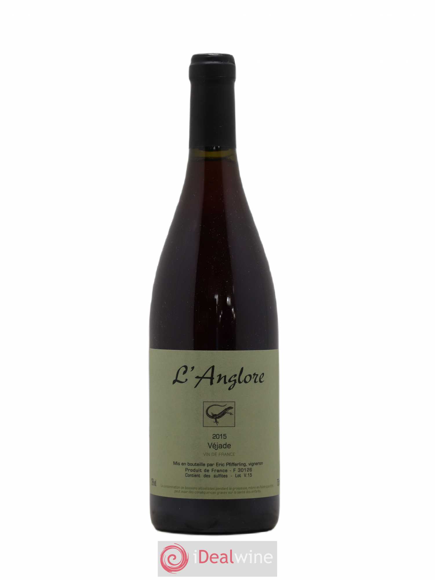 Vin de France Véjade L'Anglore 2015 - Lot de 1 bouteille - 0