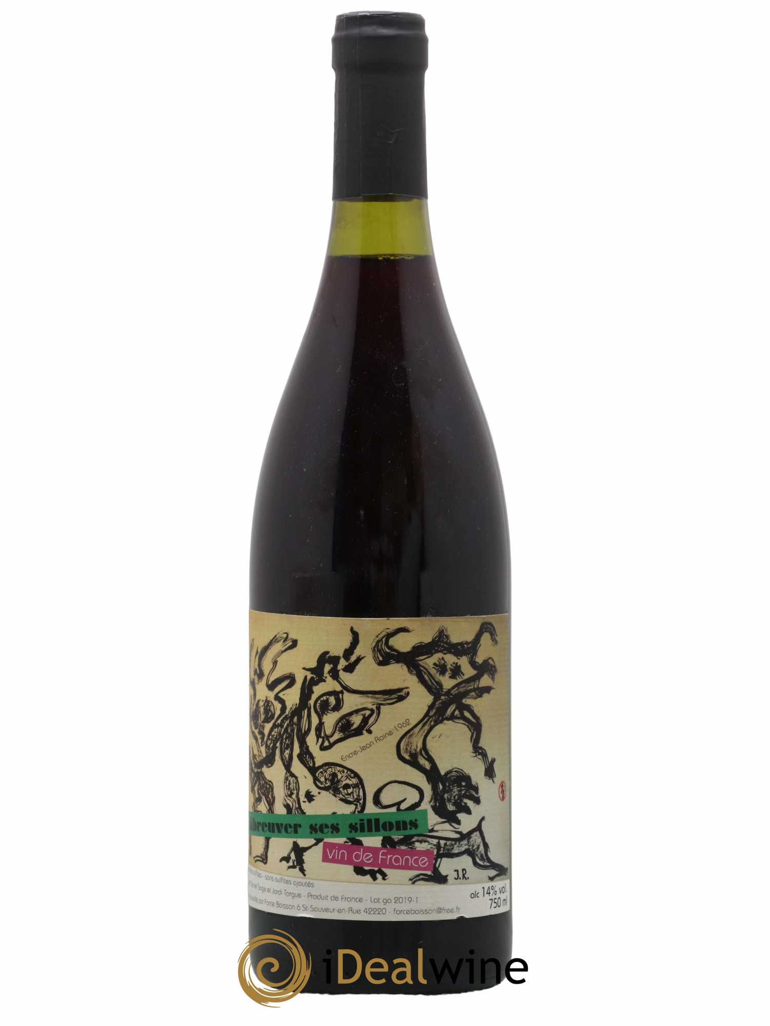 Vin de France Abreuver ses sillons Daniel Sage 2018 - Lot de 1 bouteille - 0