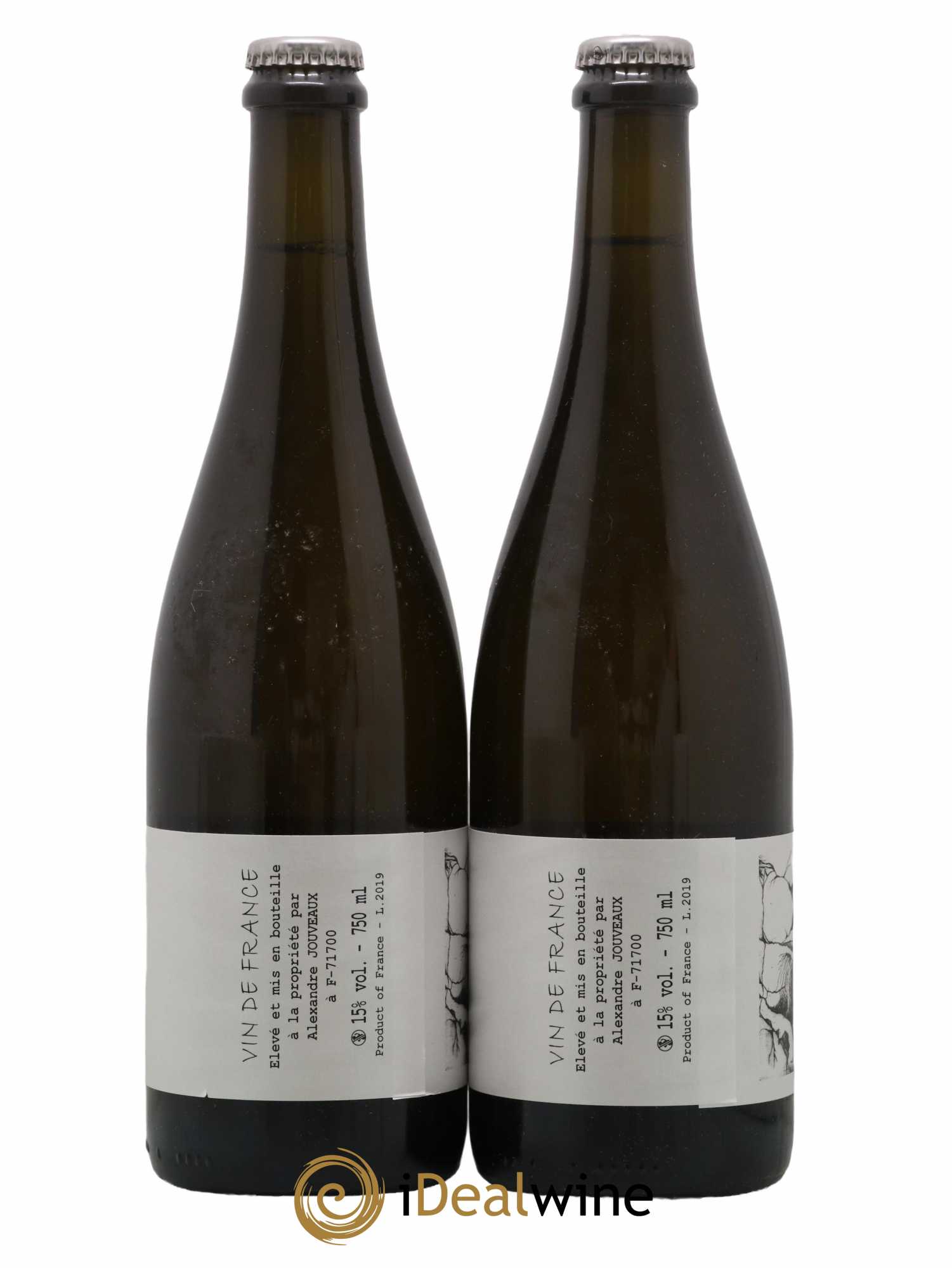Vin de France Prety Alexandre Jouveaux 2019 - Lot de 2 bouteilles - 2