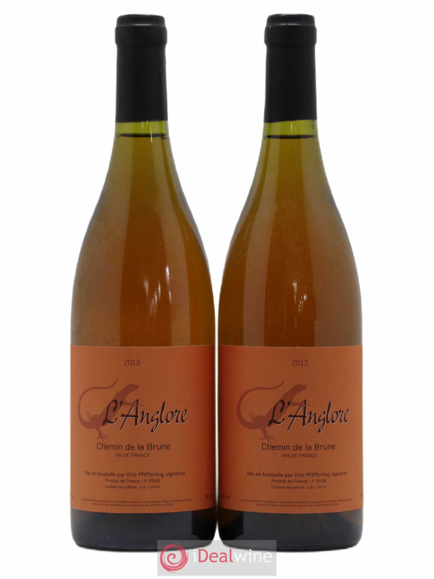 Vin de France Chemin de la brune L'Anglore 2013 - Lot de 2 bouteilles - 0