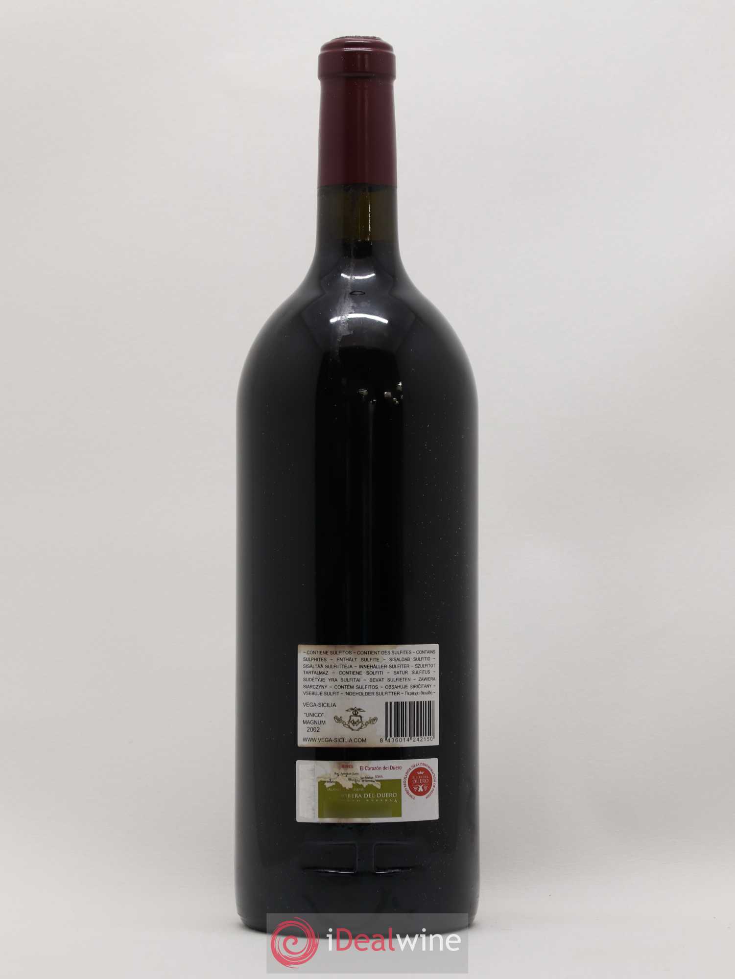 Ribera Del Duero DO Vega Sicilia Unico Famille Alvarez 2002 - Lot de 1 magnum - 1