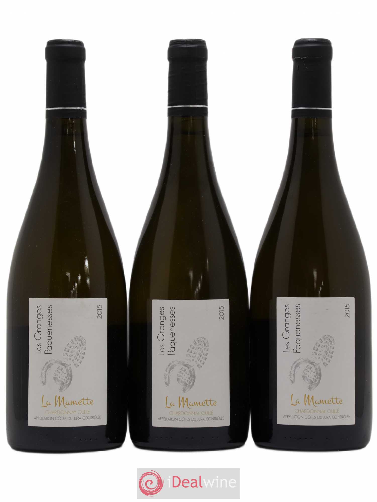 Côtes du Jura Chardonnay La Mamette Les Granges Paquenesses (sans prix de réserve) 2015 - Lot de 3 bouteilles - 0