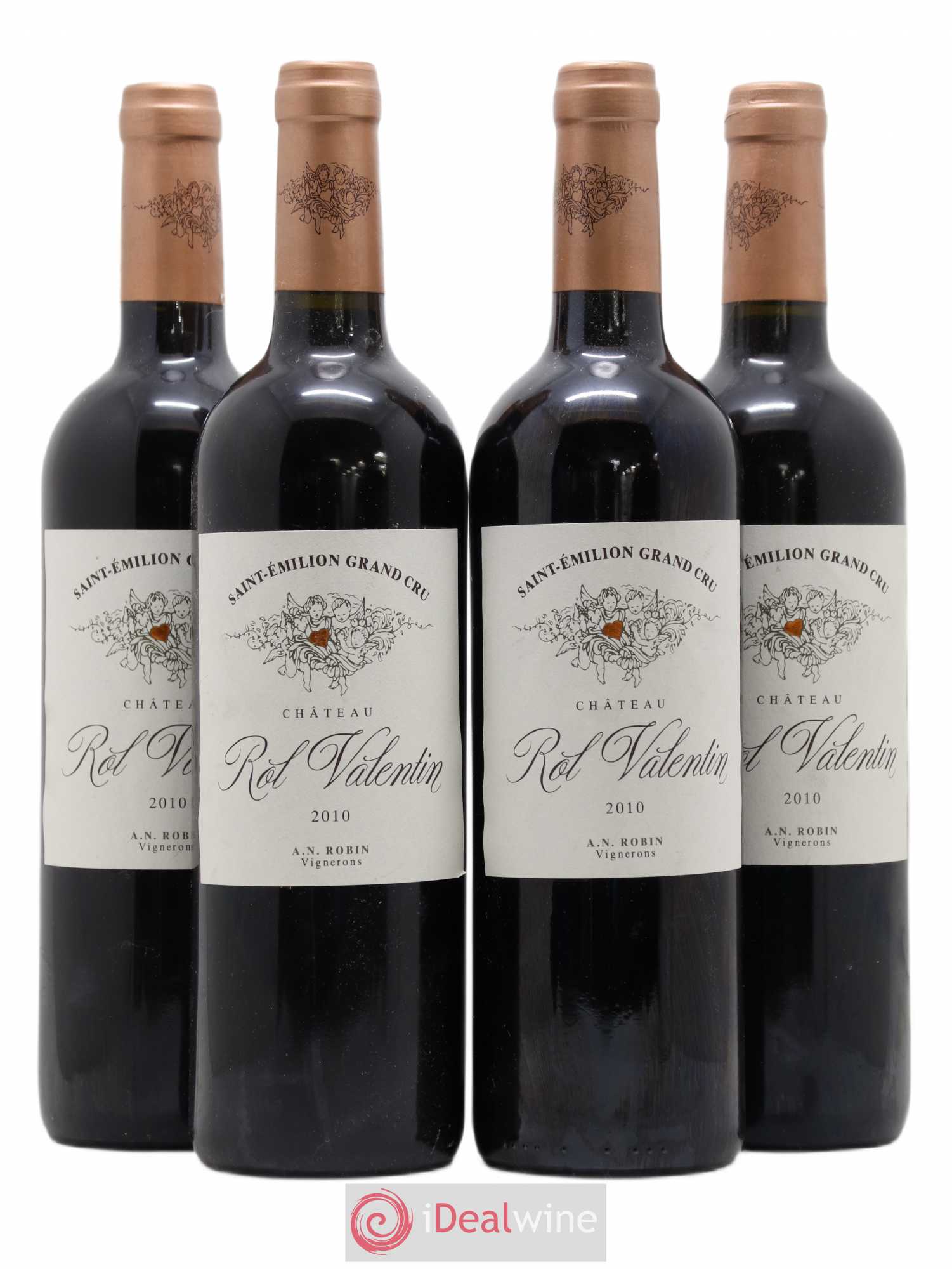 Château Rol Valentin Grand Cru Classé (sans prix de réserve) 2010 - Lot de 4 bouteilles - 0