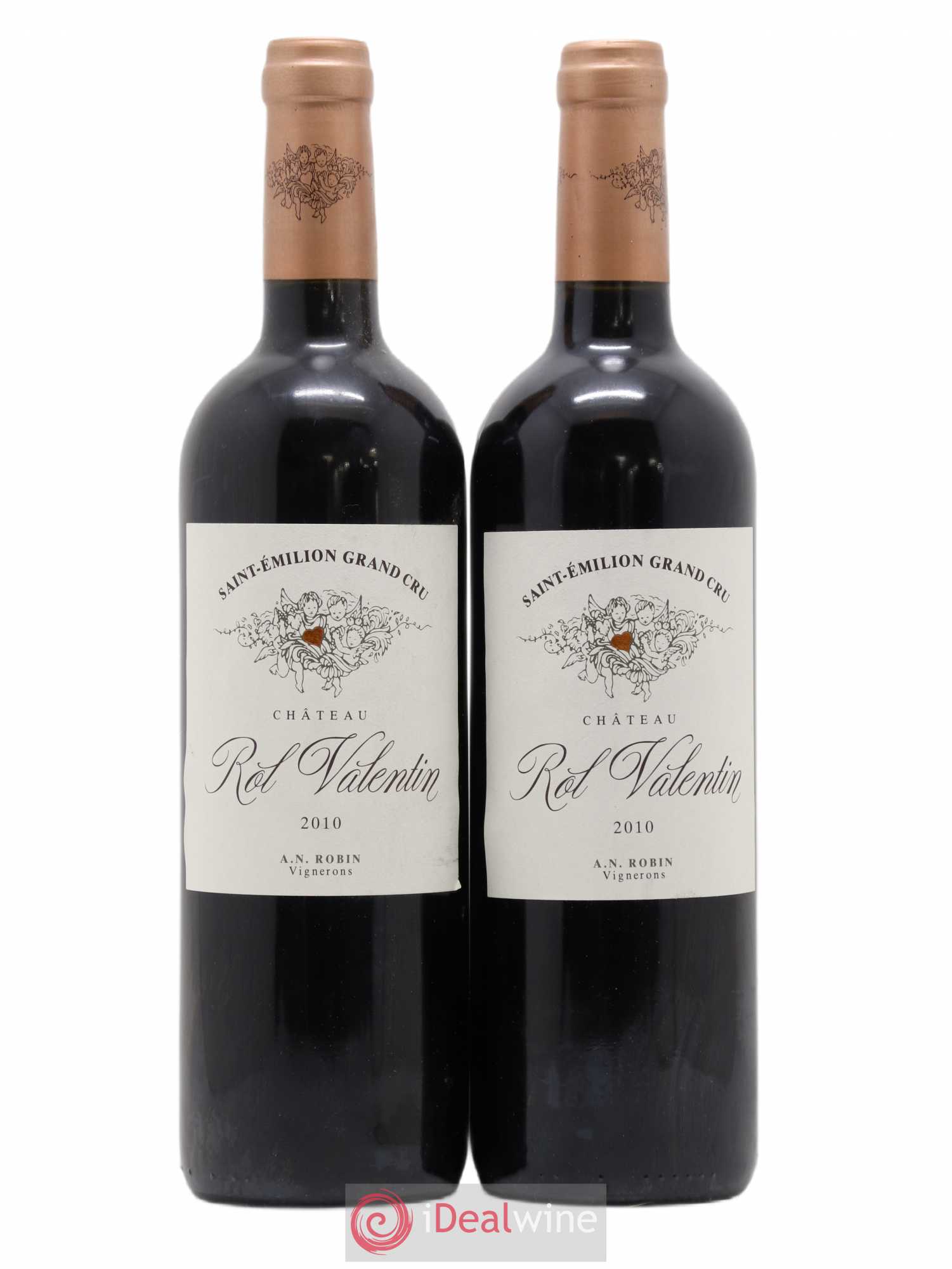 Château Rol Valentin Grand Cru Classé (sans prix de réserve) 2010 - Lot de 2 bouteilles - 0
